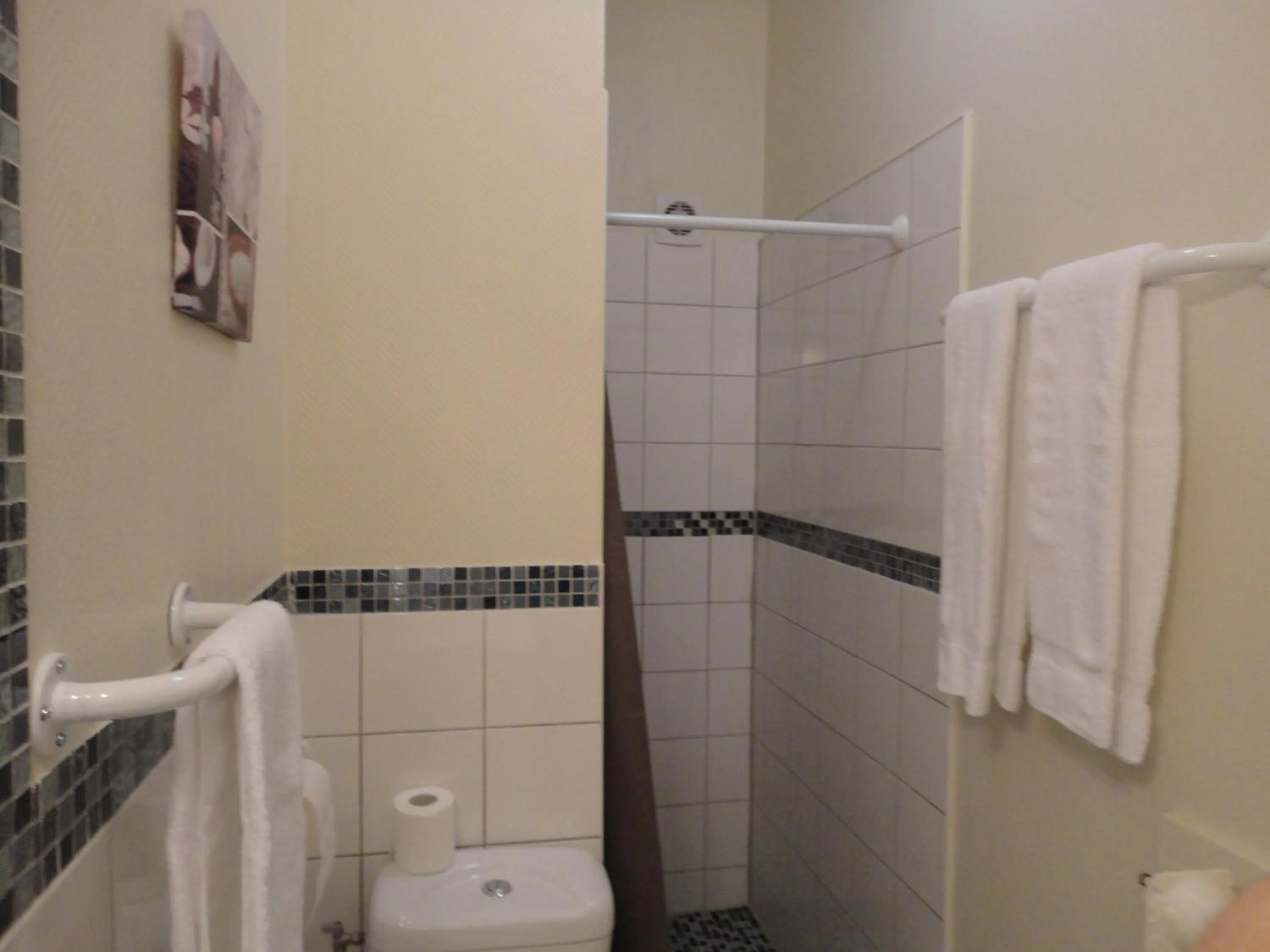 Shower in Hôtel des 2 Gares