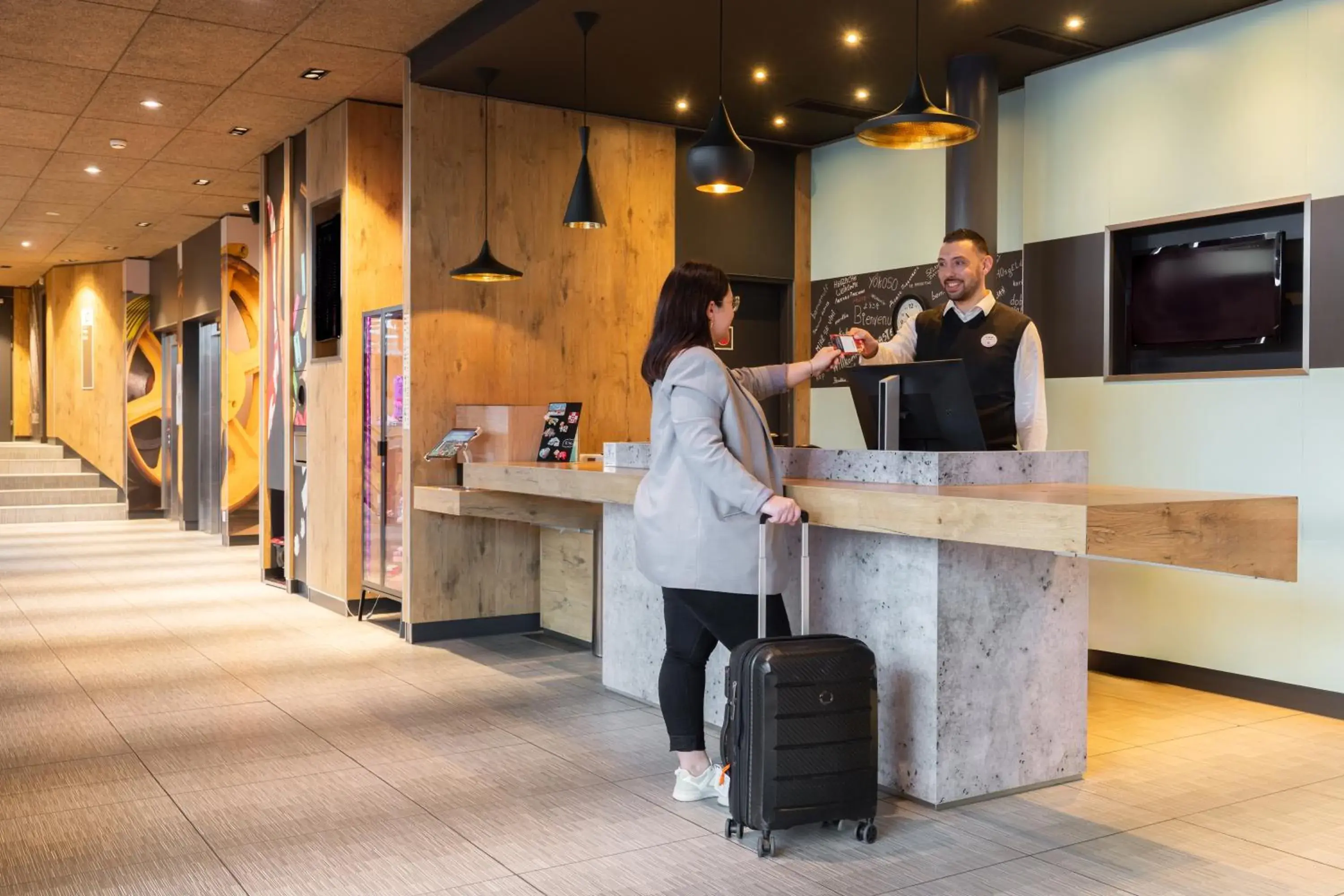 Lobby or reception in ibis Genève Aéroport Lobby or reception in ibis Genève Aéroport
