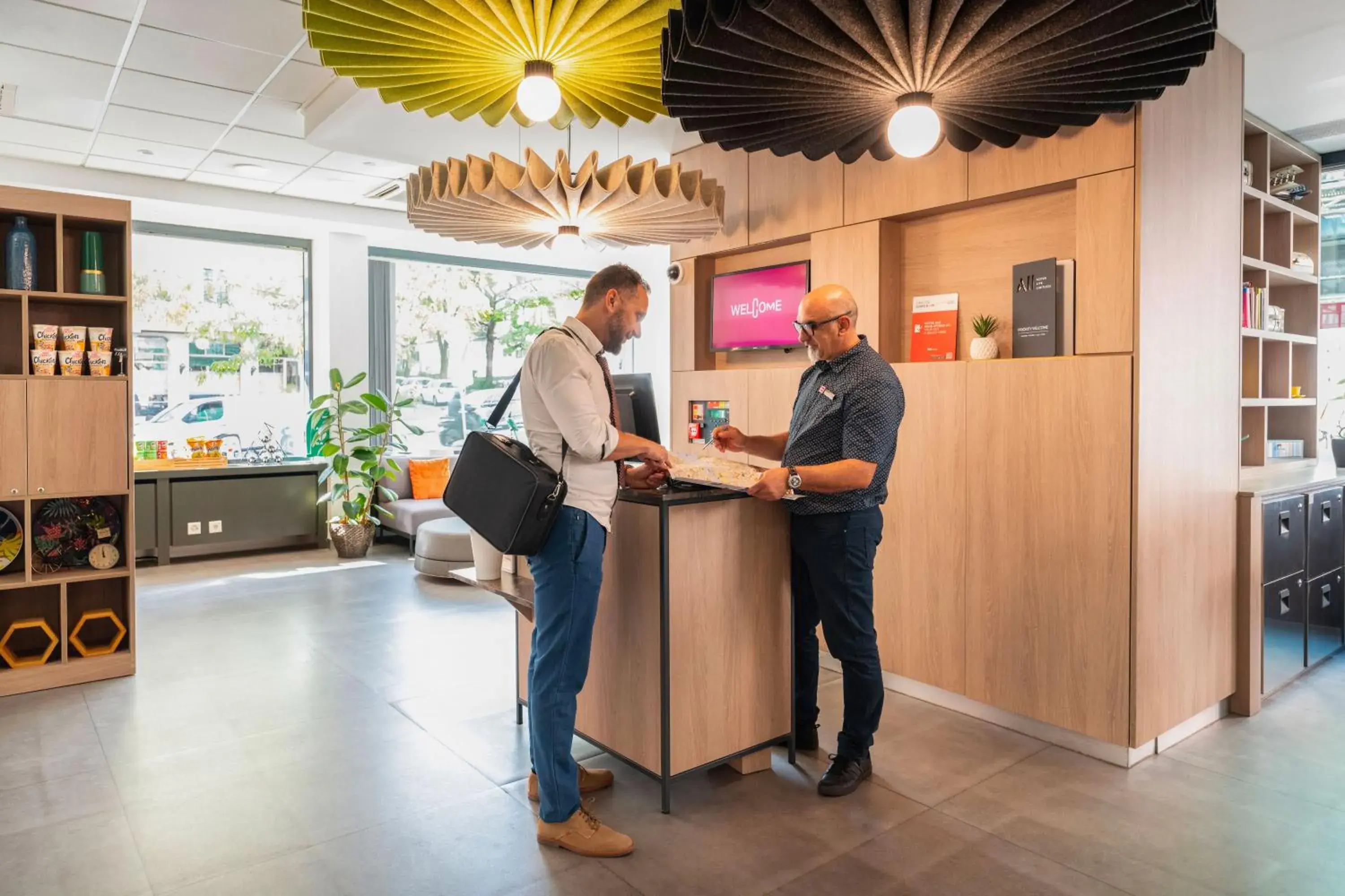 Lobby or reception in ibis Genève Centre Gare Lobby or reception in ibis Genève Centre Gare