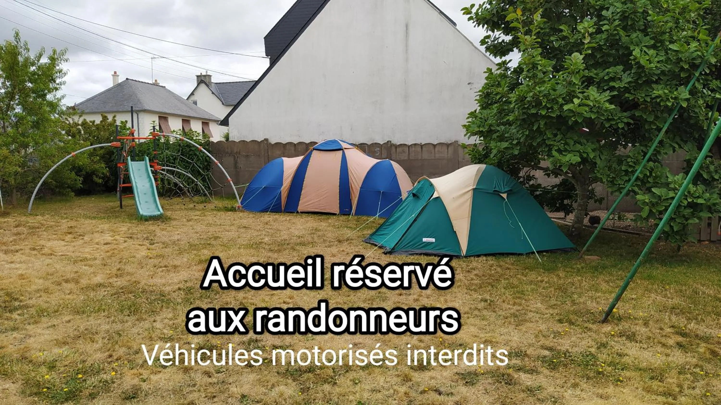 Bod e ti Faned, jardin d'hôtes réservé aux randonneurs sans véhicule motorisé
