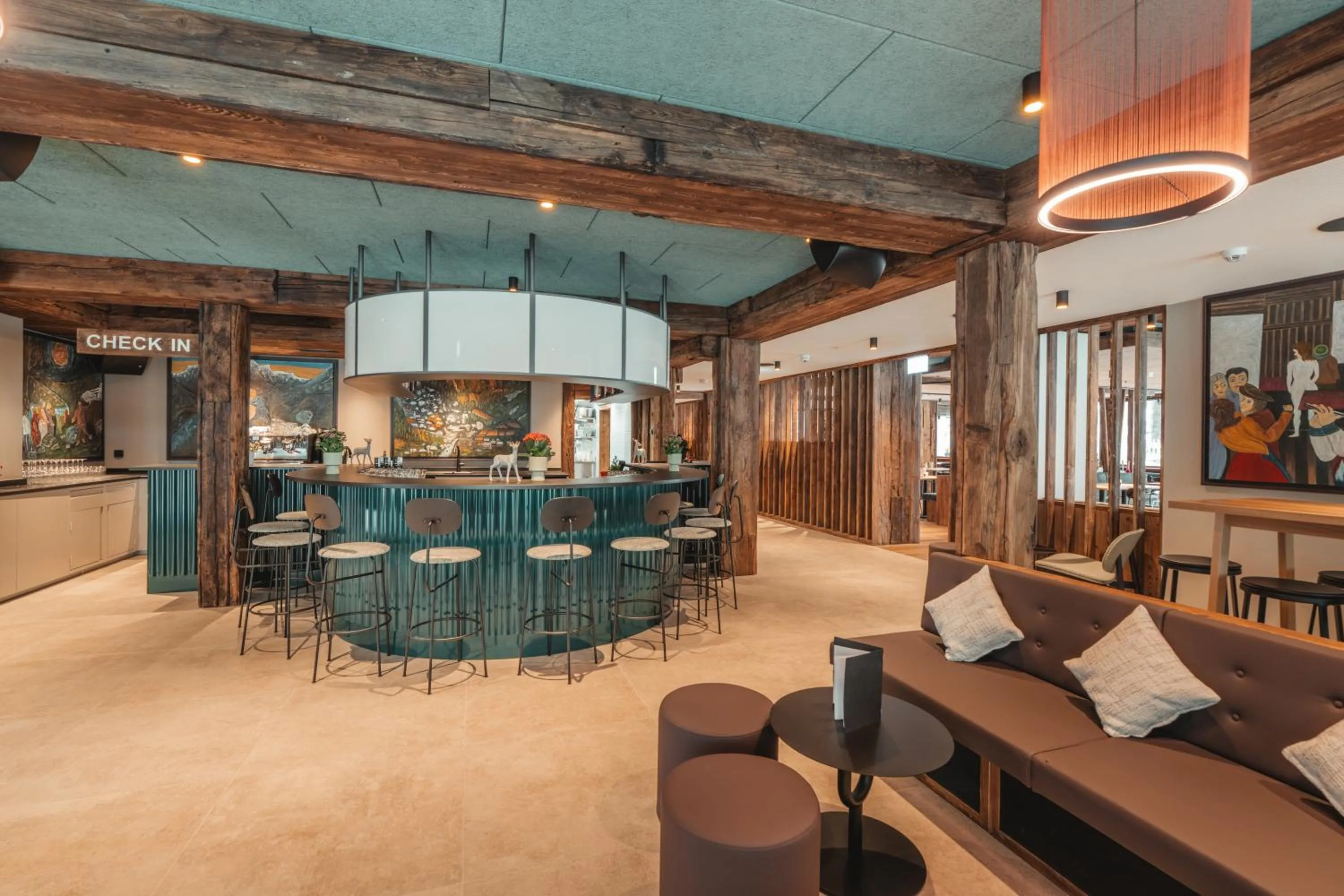 Lobby or reception in Hotel Matterhorn Inn