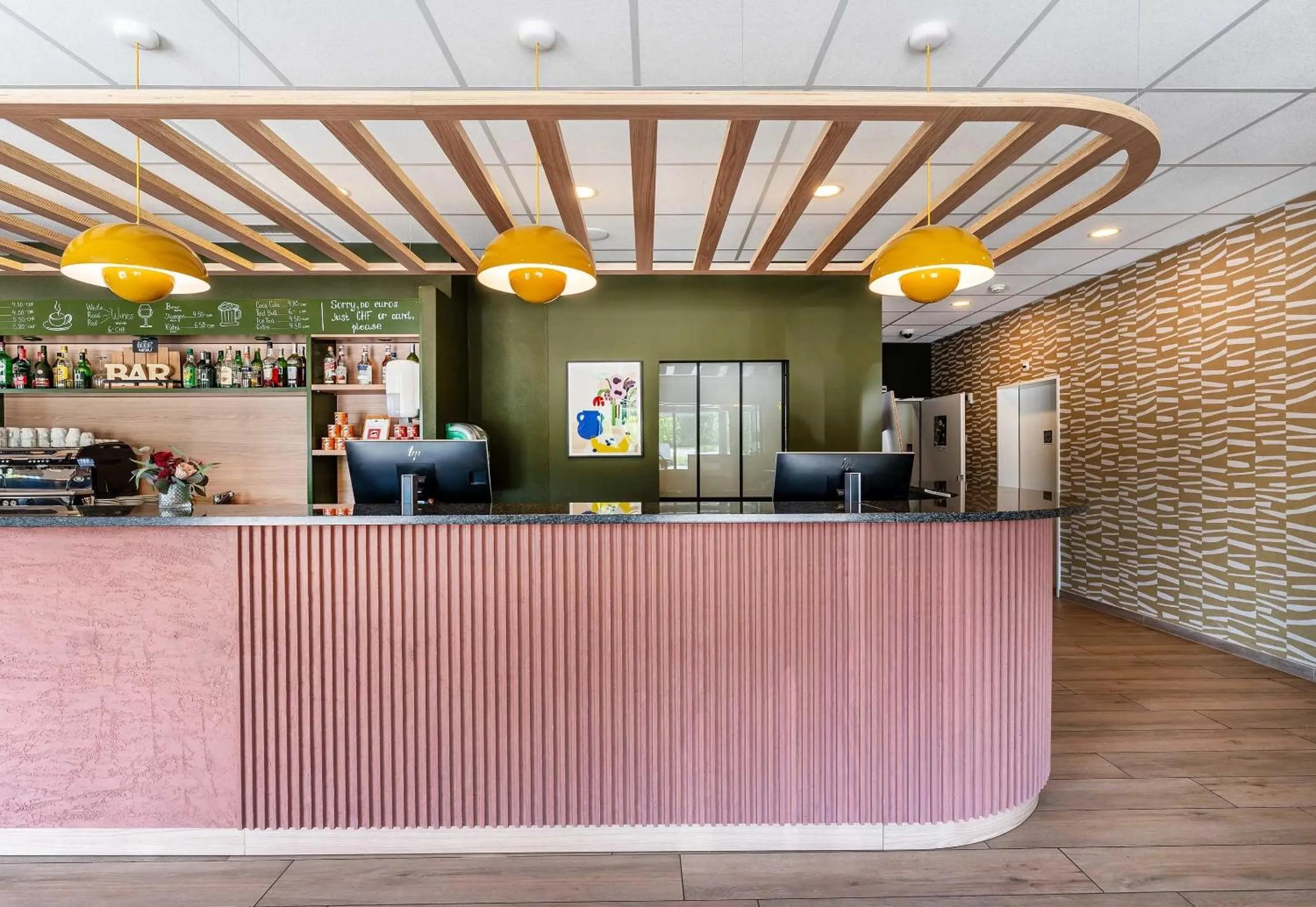 Lobby or reception in B&B HOTEL Rothrist Olten