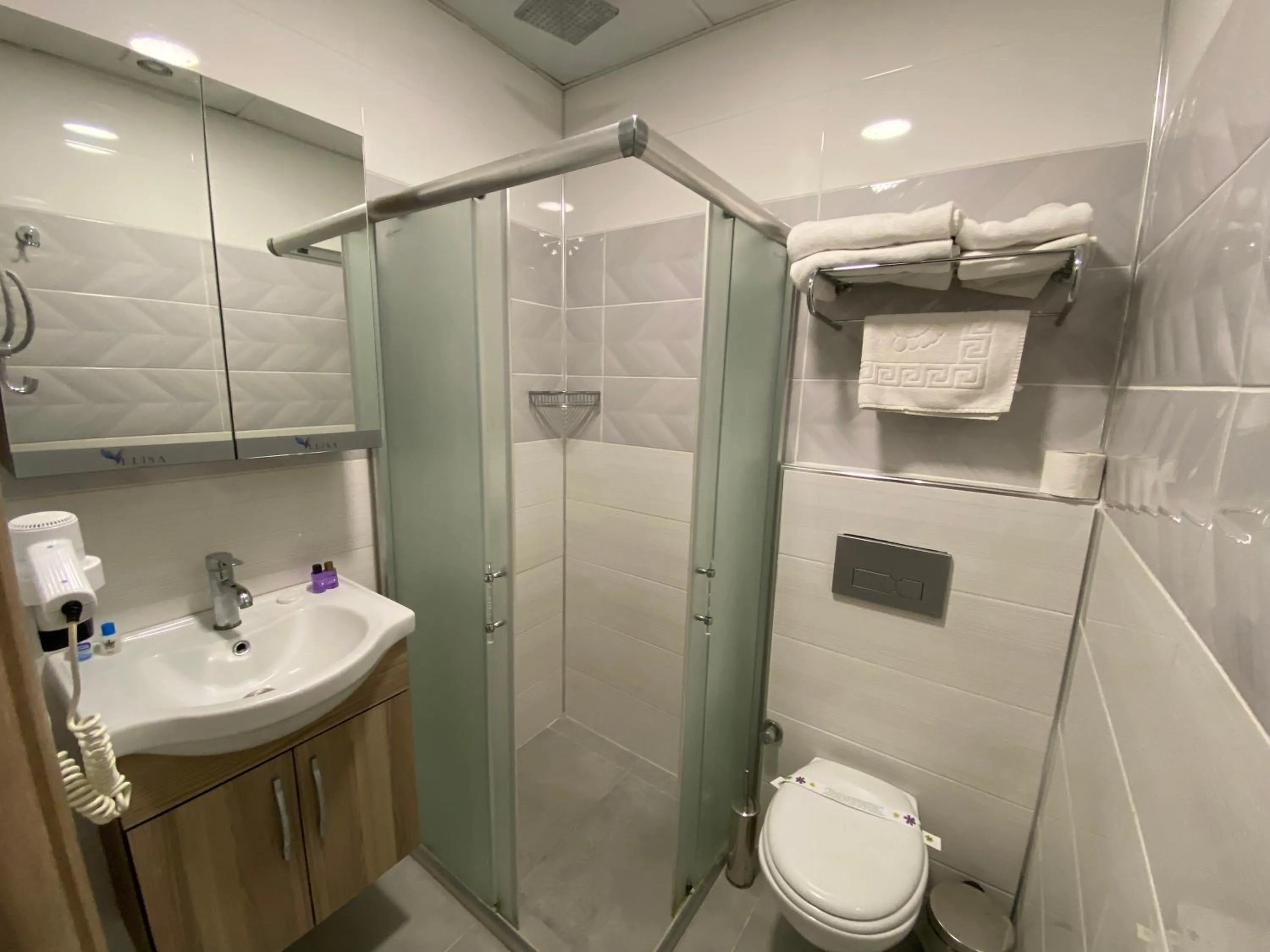 Shower in Elisa Hotel