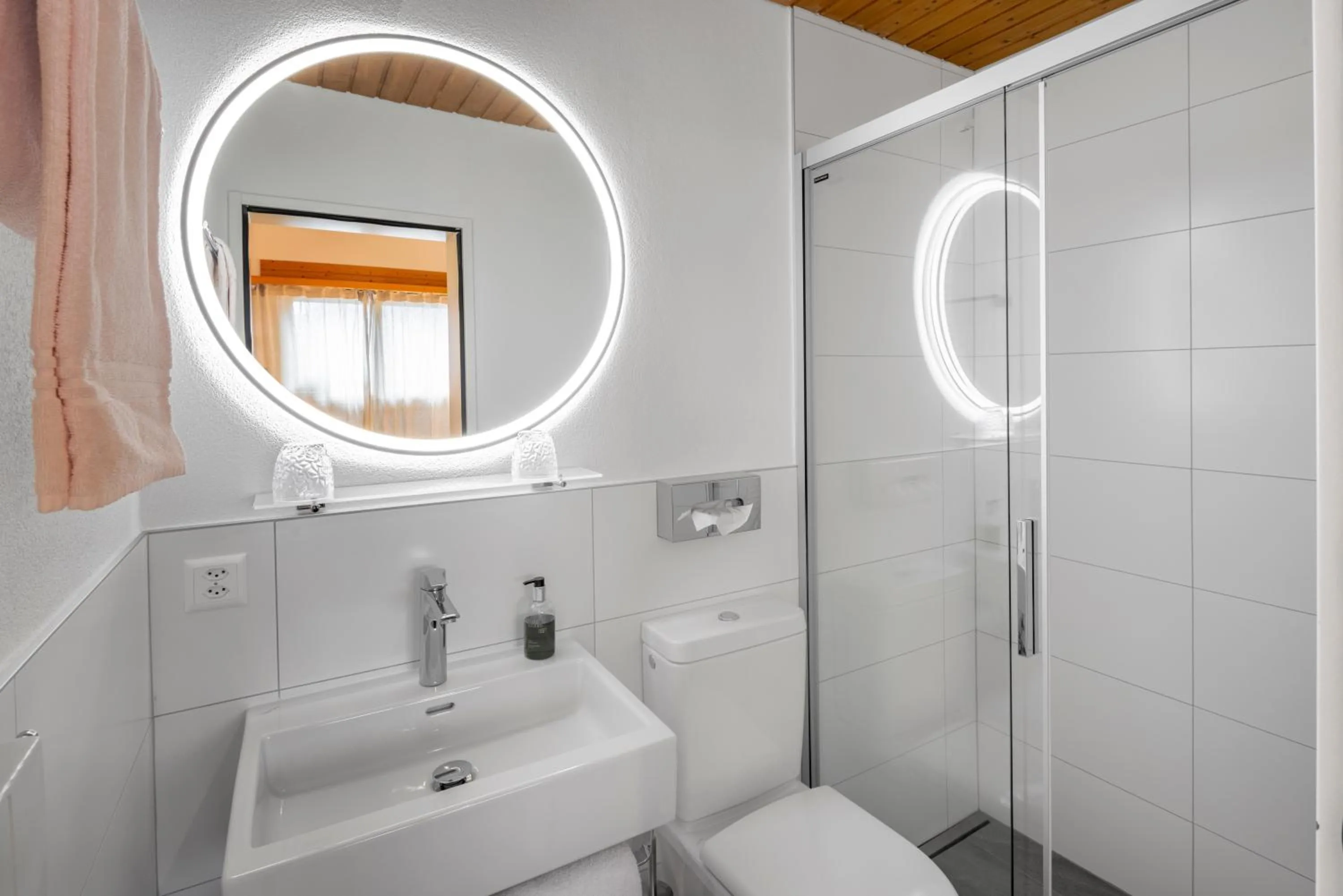 Bathroom in Hotel Restaurant Bürchnerhof