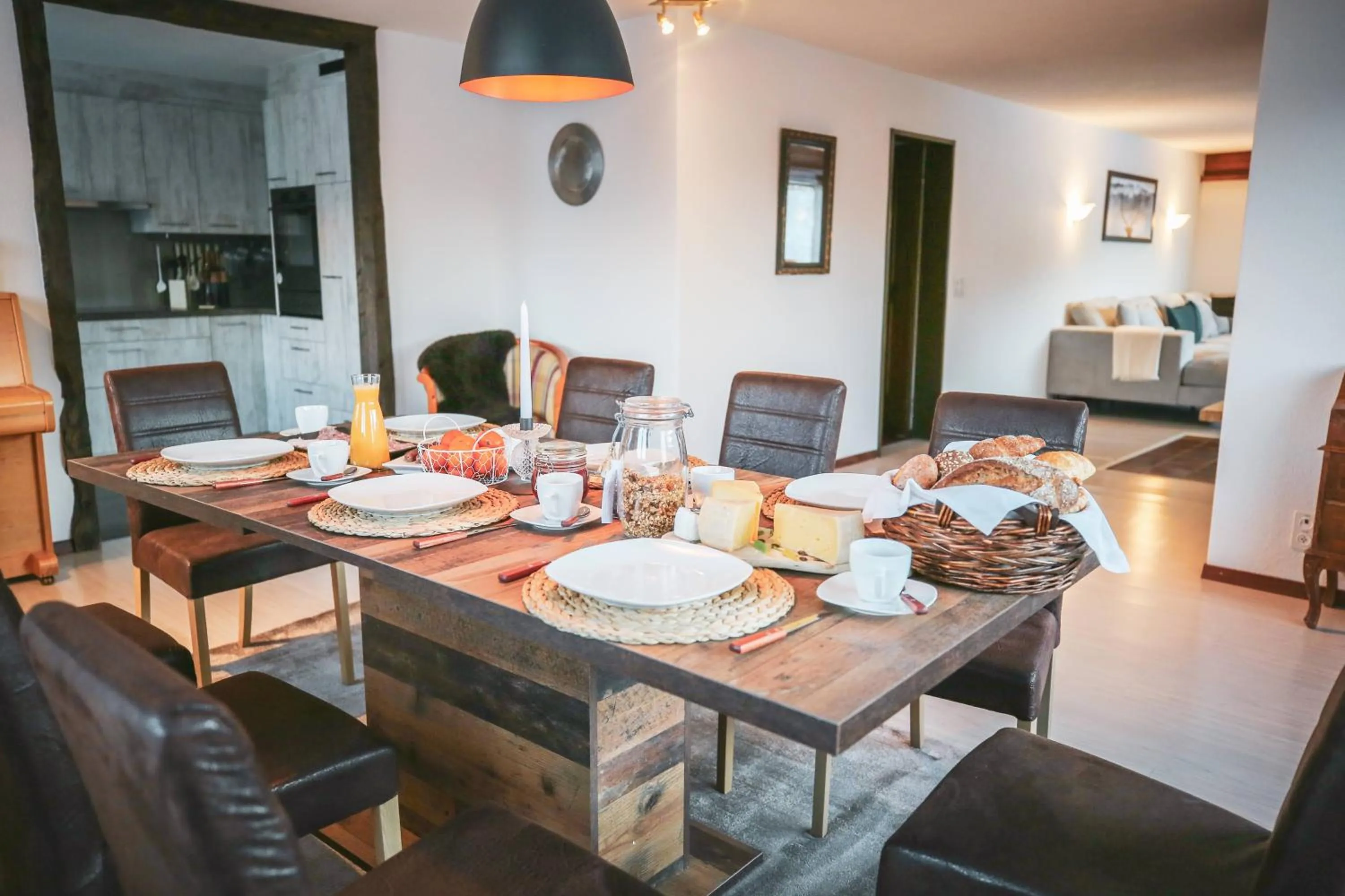 Dining area in Hotel Restaurant Bürchnerhof