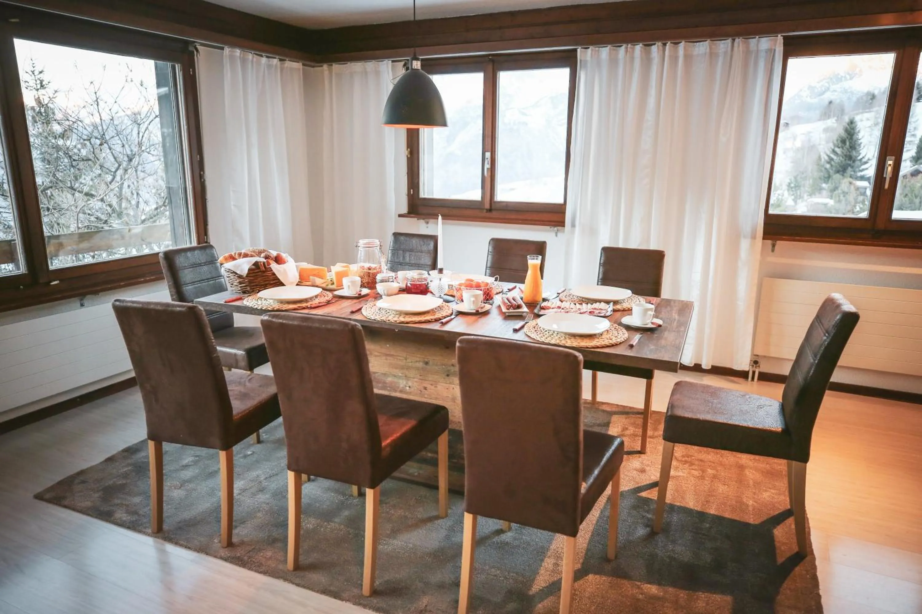 Dining area in Hotel Restaurant Bürchnerhof