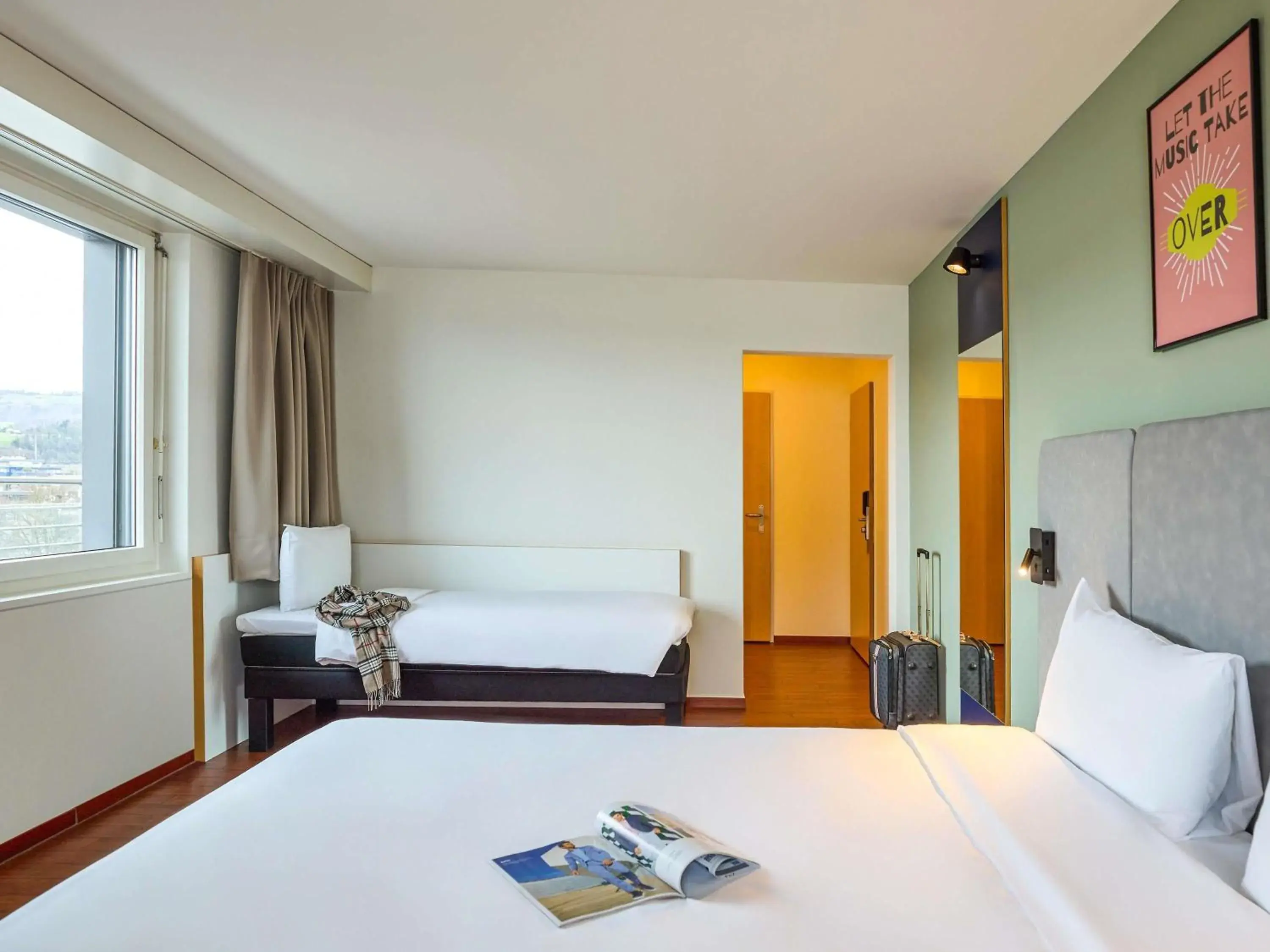 Bedroom, Bed in ibis Baar Zug Bedroom, Bed in ibis Baar Zug