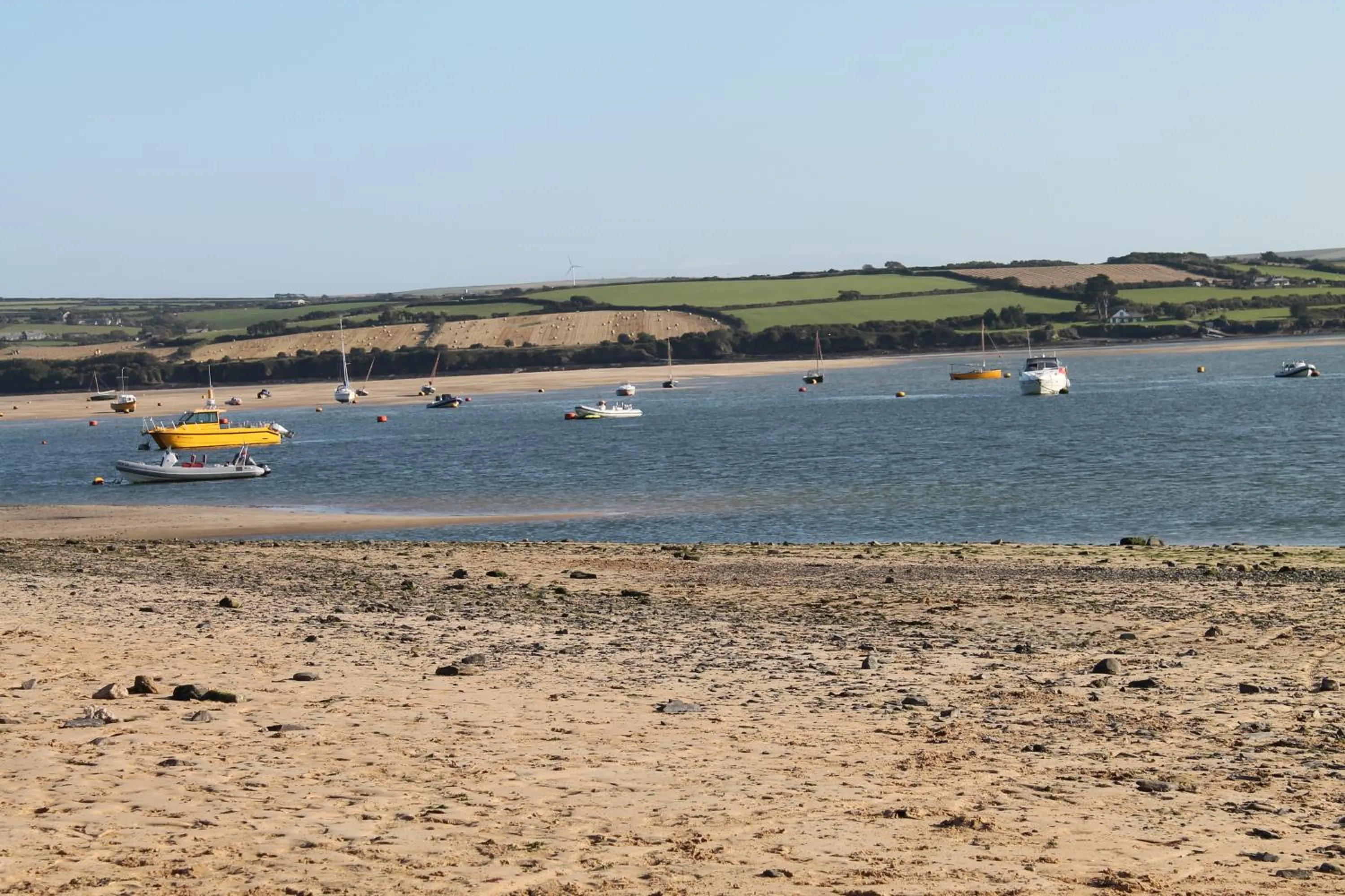 Beach in Trevanger Farm Bed and Breakfast
