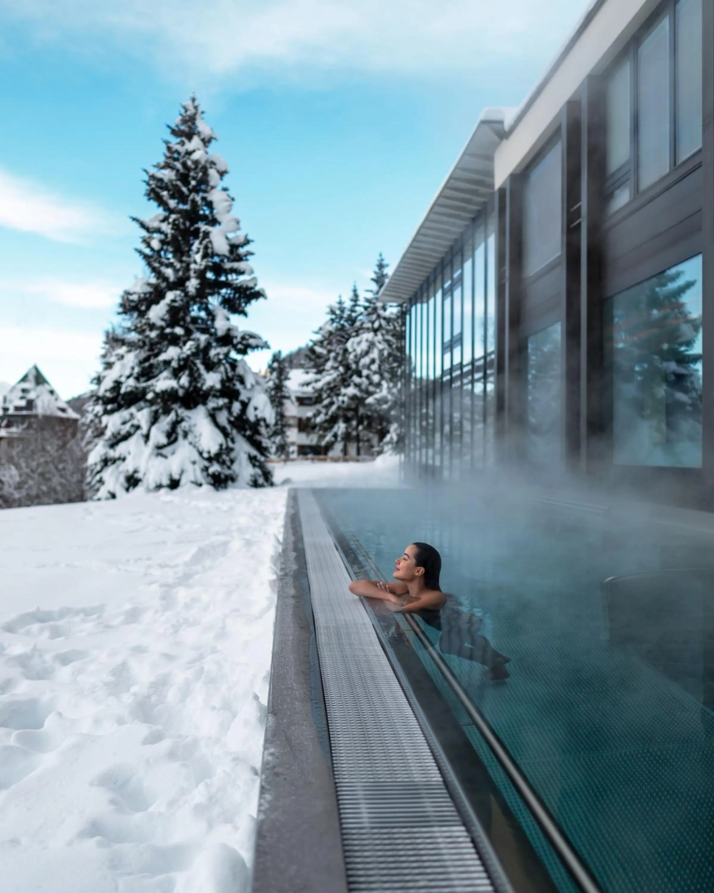 Spa and wellness centre/facilities in Kulm Hotel St. Moritz