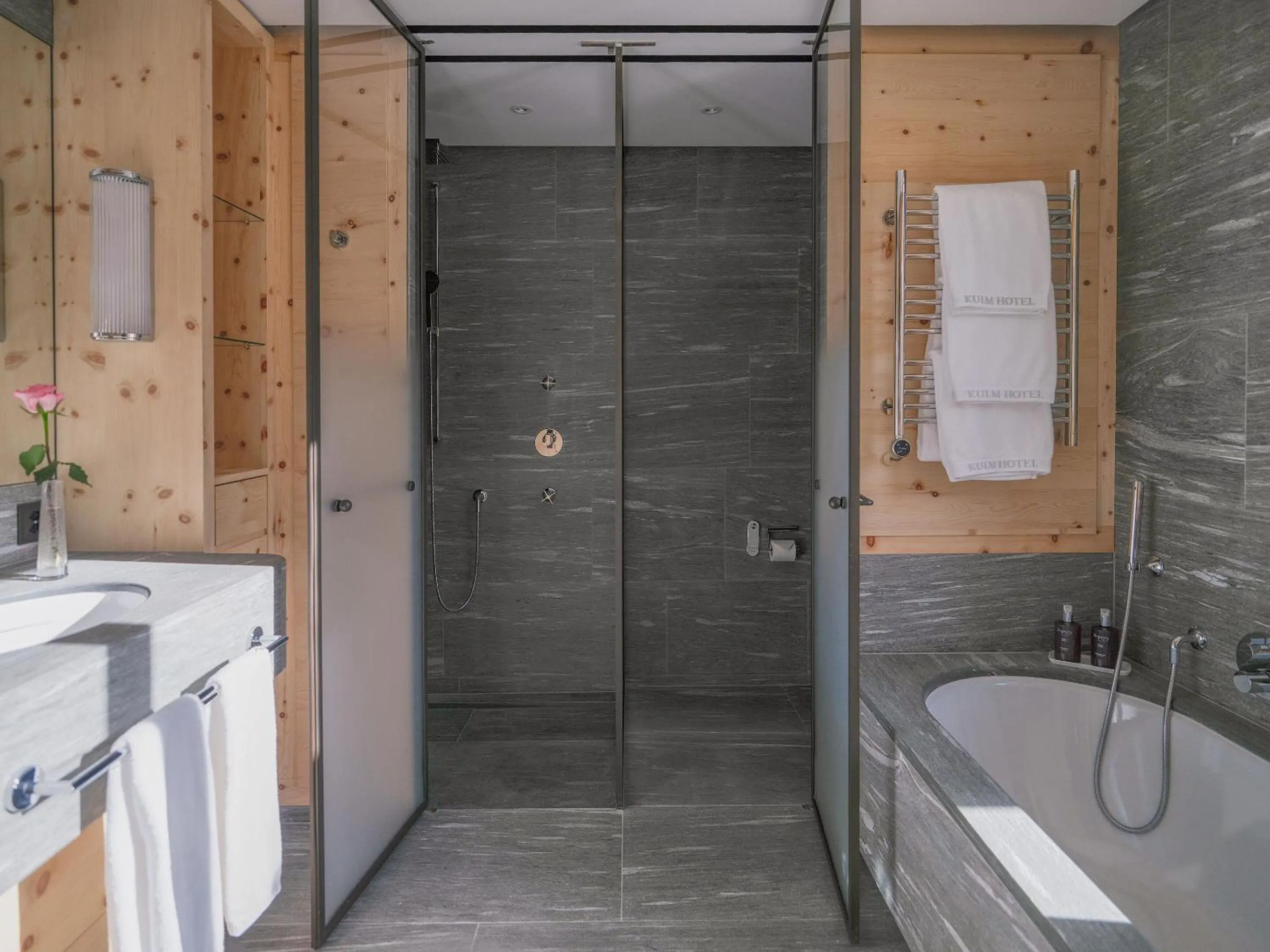 Bathroom in Kulm Hotel St. Moritz