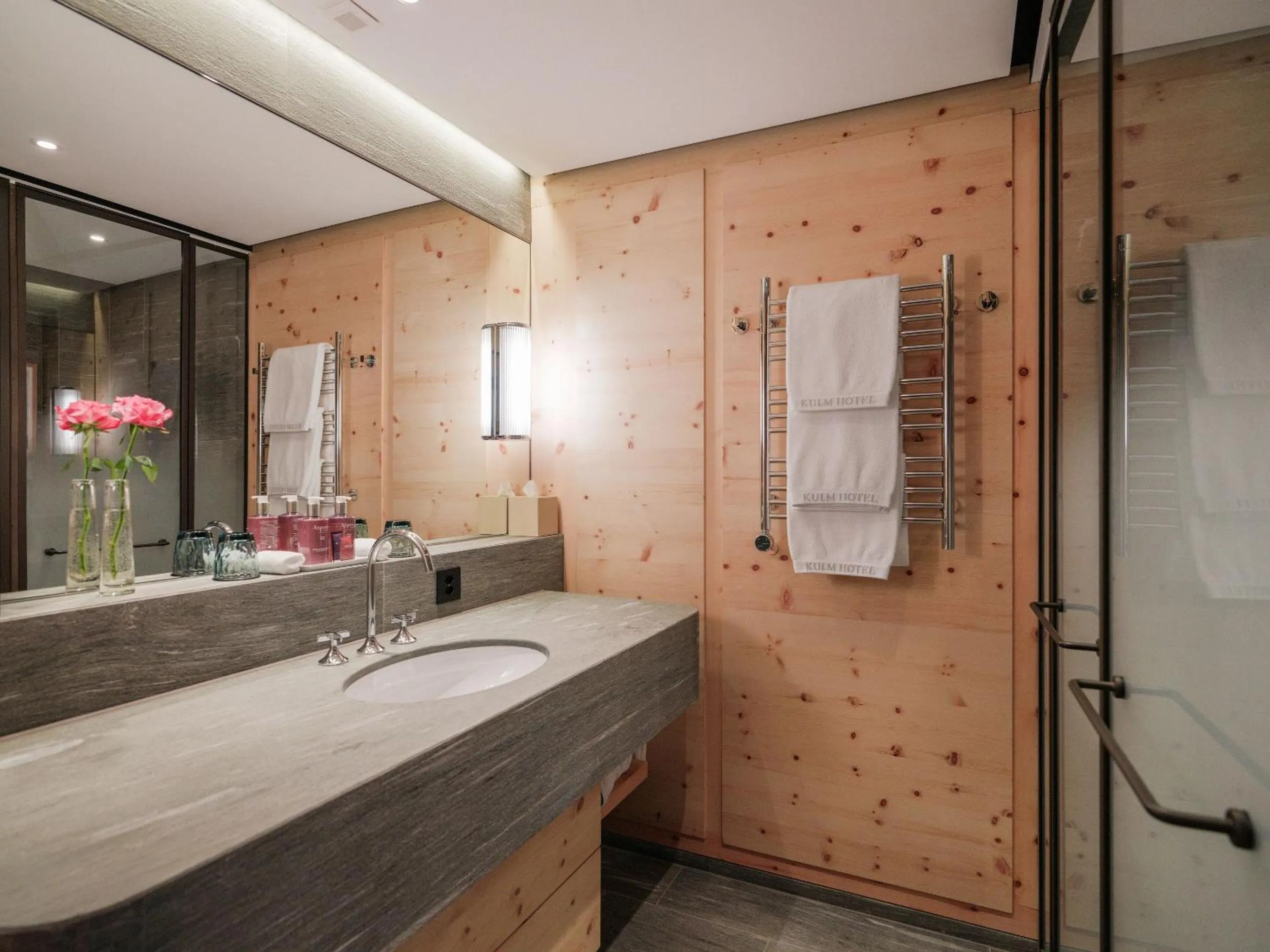 Bathroom in Kulm Hotel St. Moritz