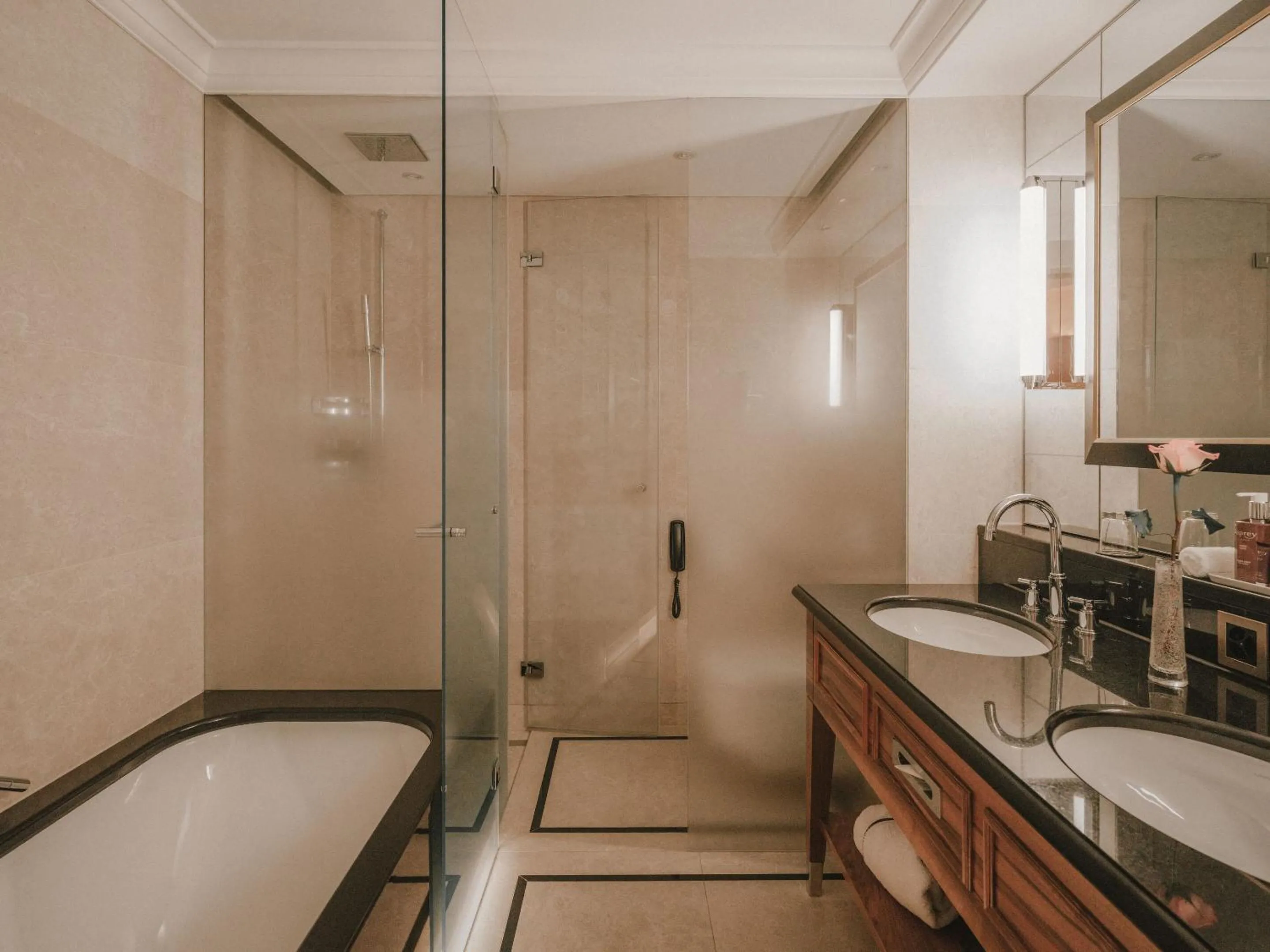 Bathroom in Kulm Hotel St. Moritz