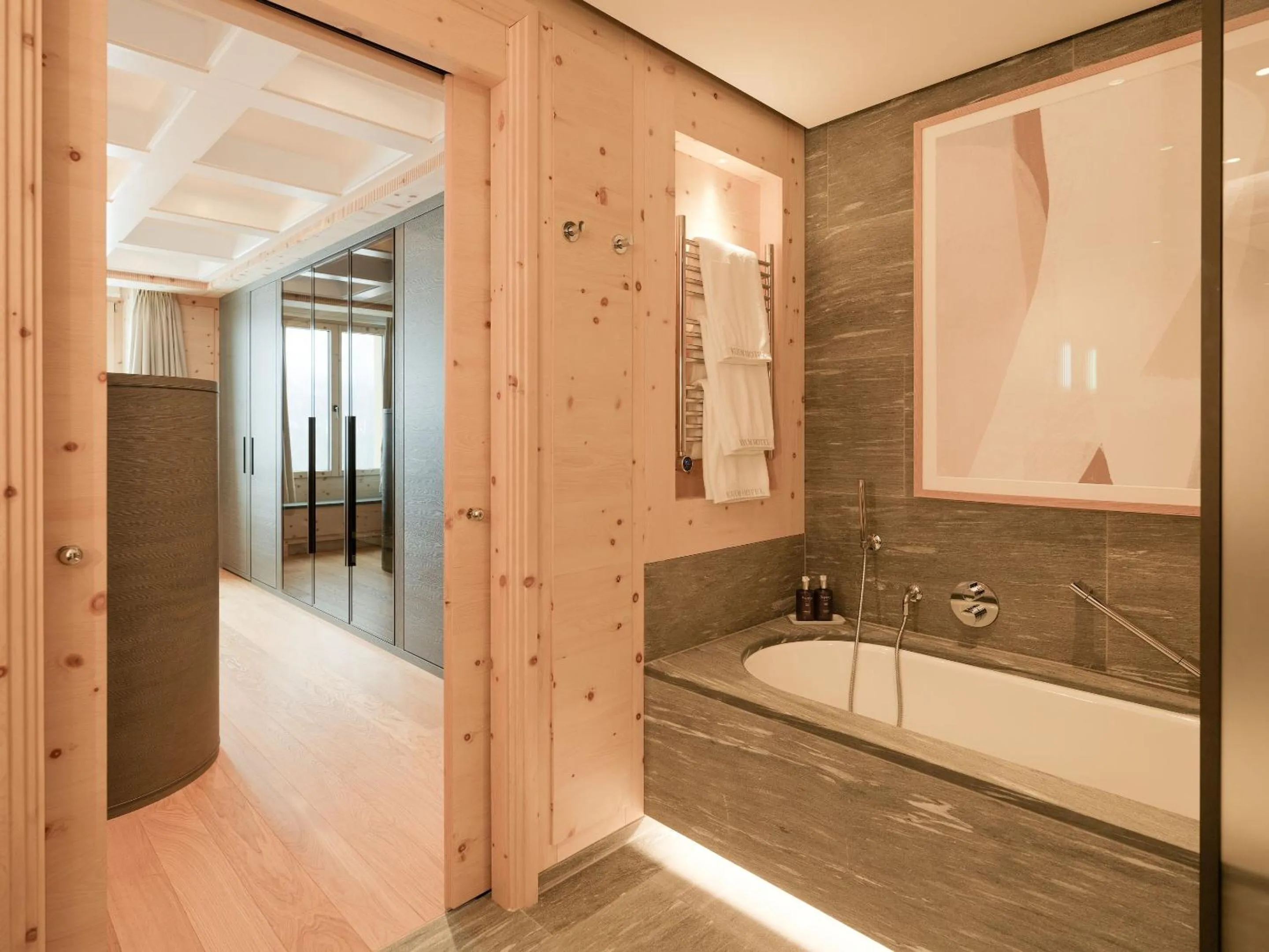 Bathroom in Kulm Hotel St. Moritz