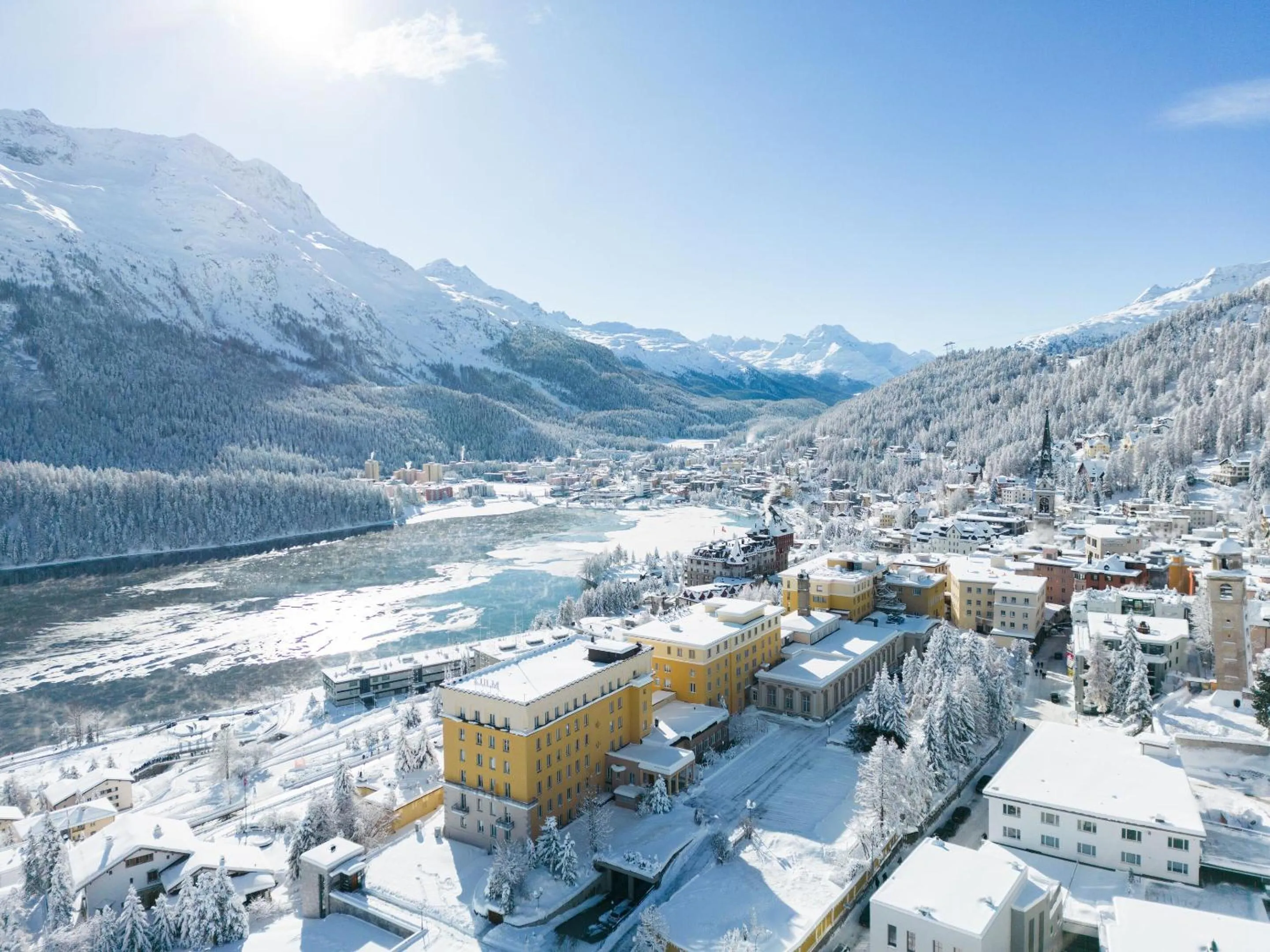 Property building in Kulm Hotel St. Moritz