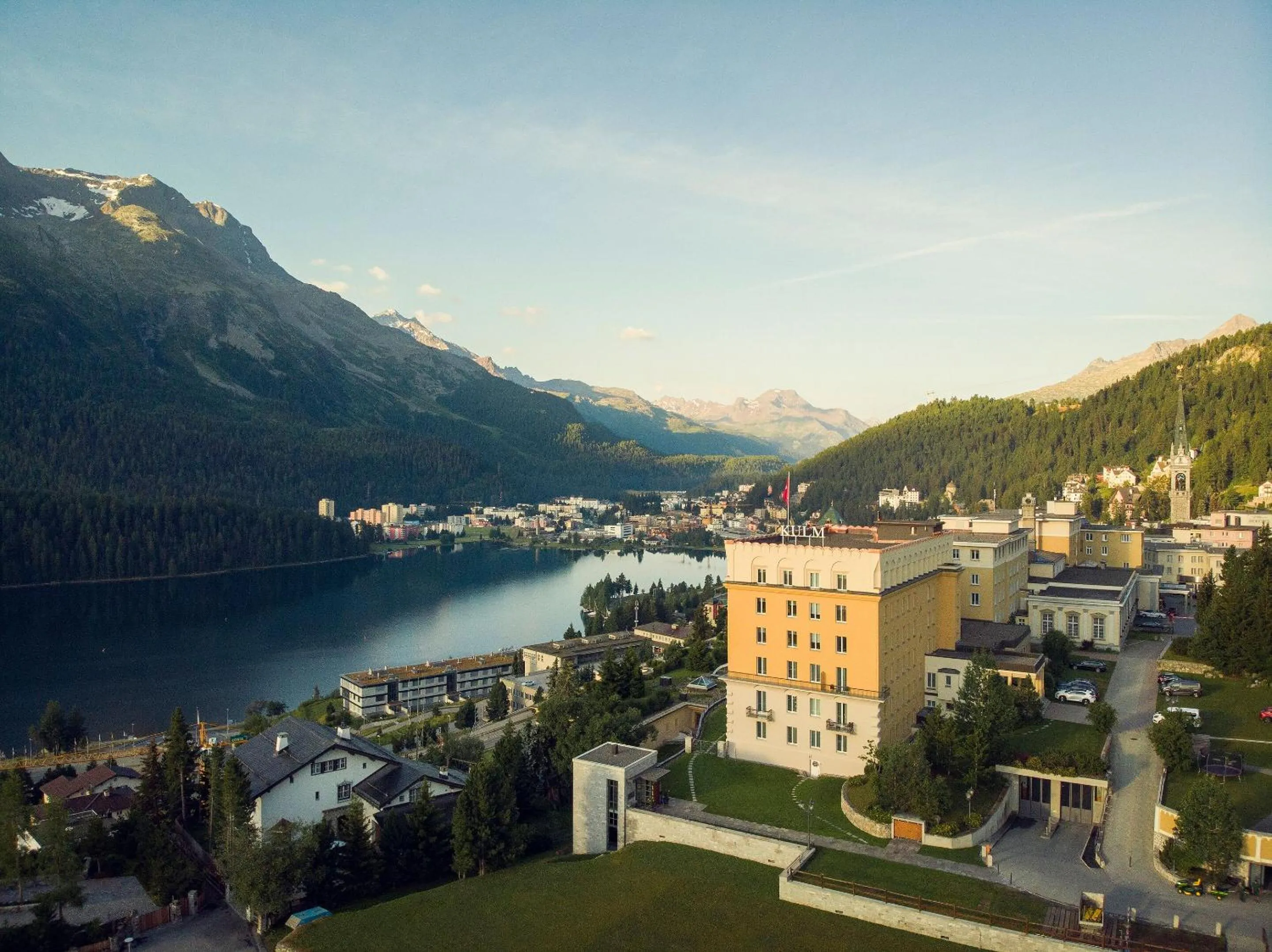 Property building in Kulm Hotel St. Moritz