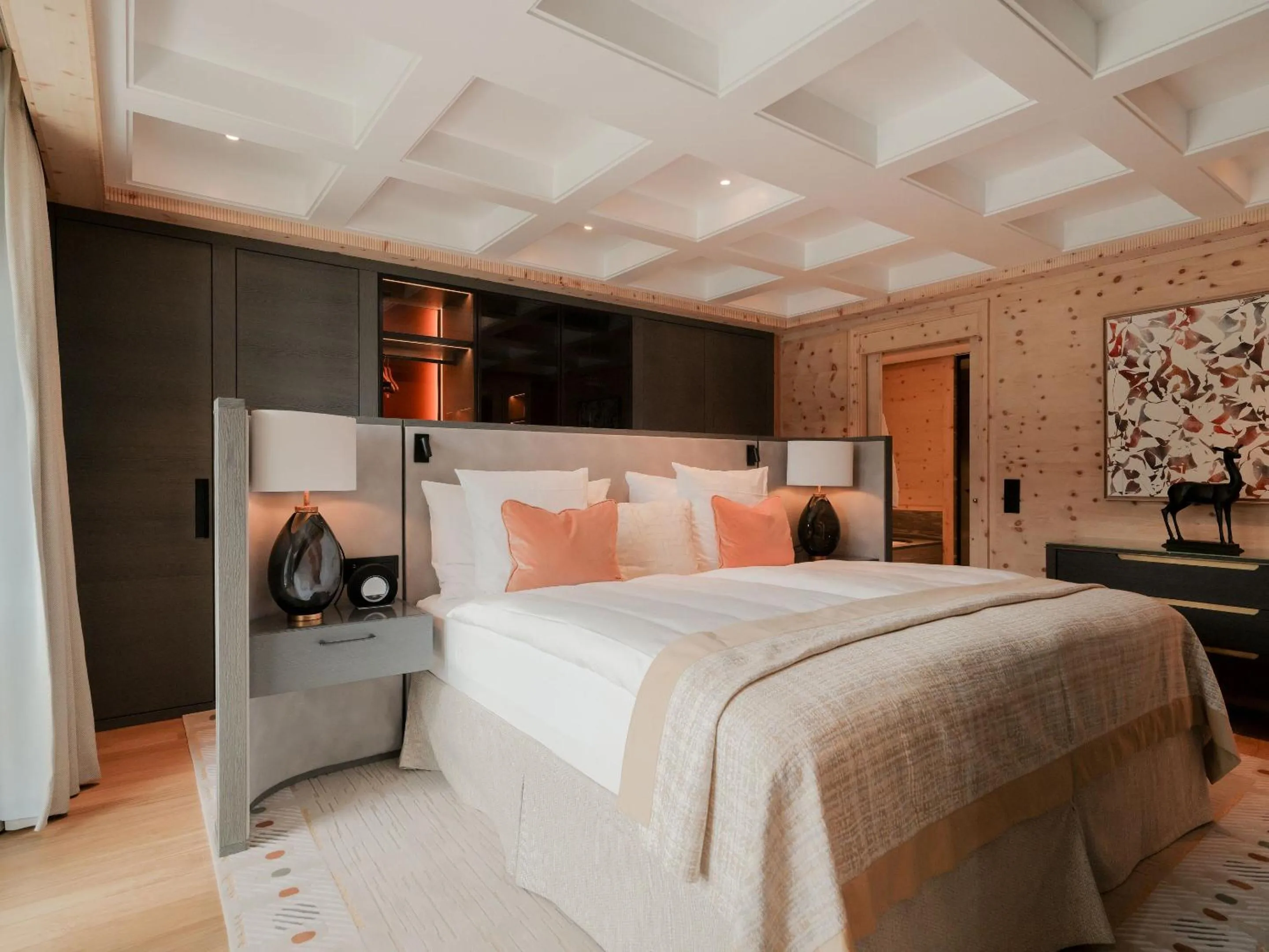 Bedroom, Bed in Kulm Hotel St. Moritz