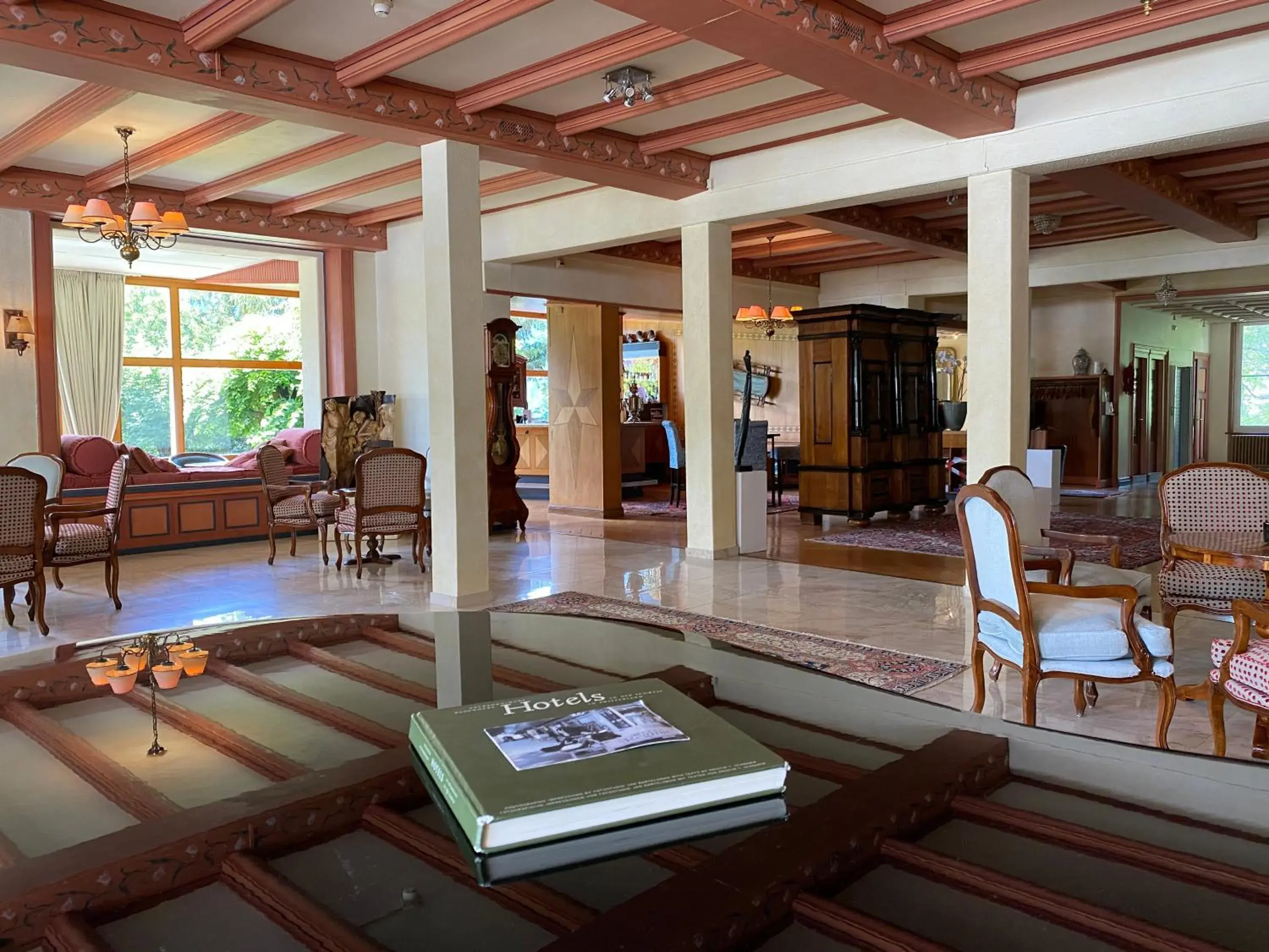 Lobby or reception in Hotel Regina Lobby or reception in Hotel Regina