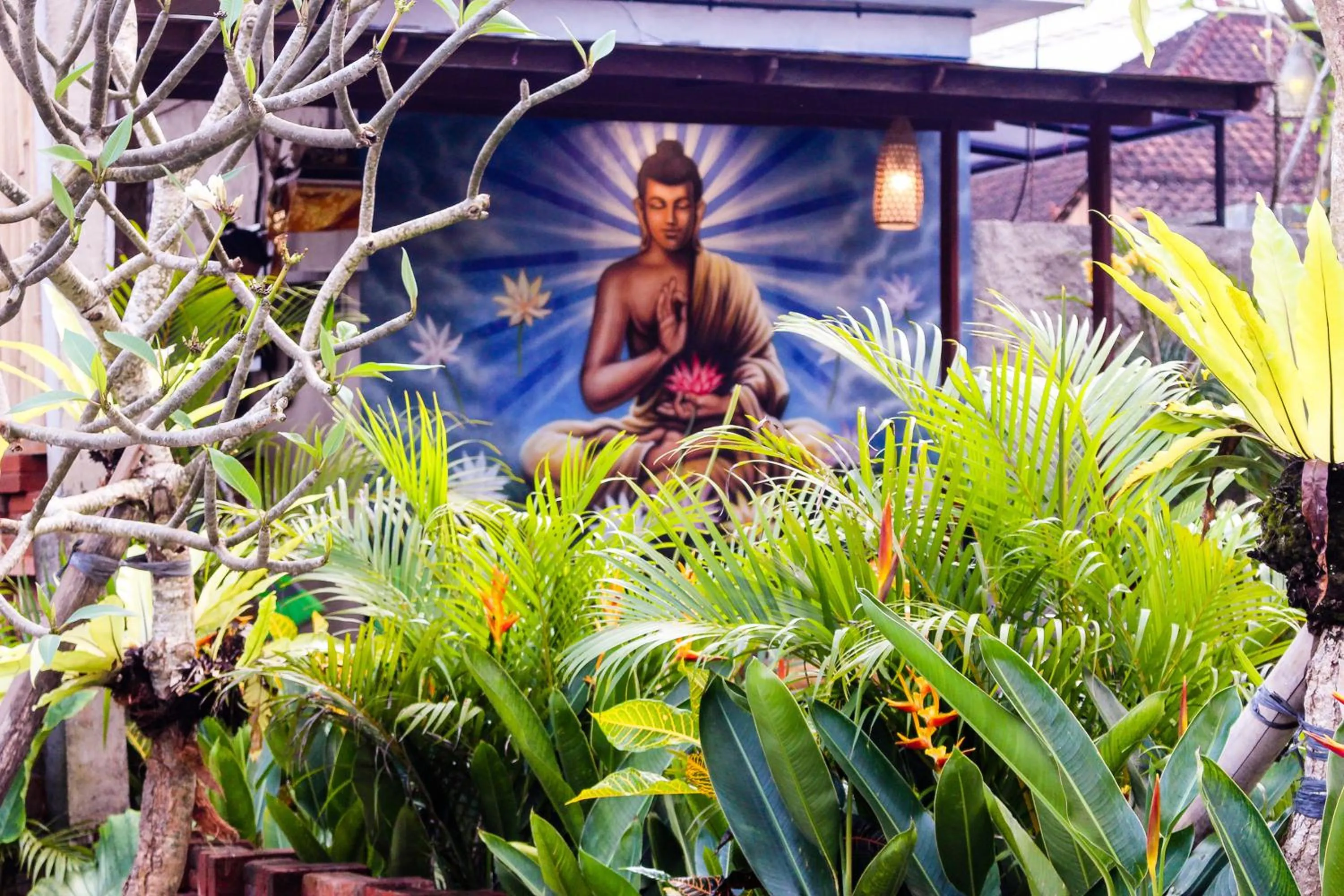 Garden in Bije Suite Villa Ubud