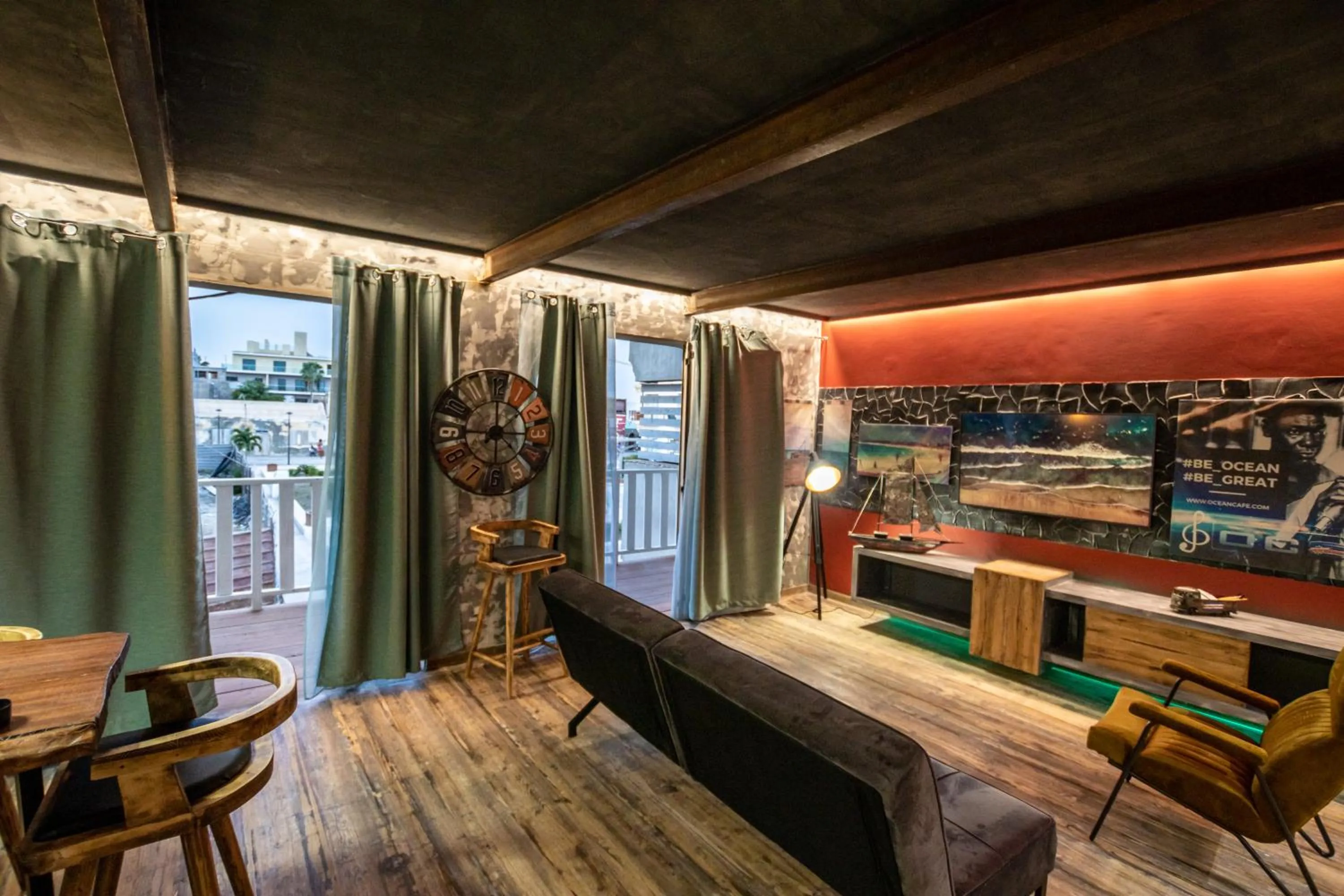 Living room in Ocean Suites