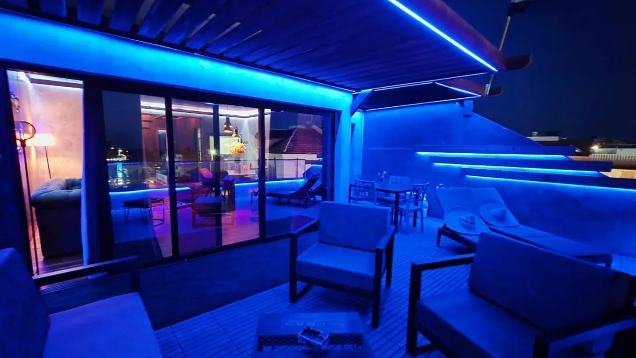 Living room in Ocean Suites