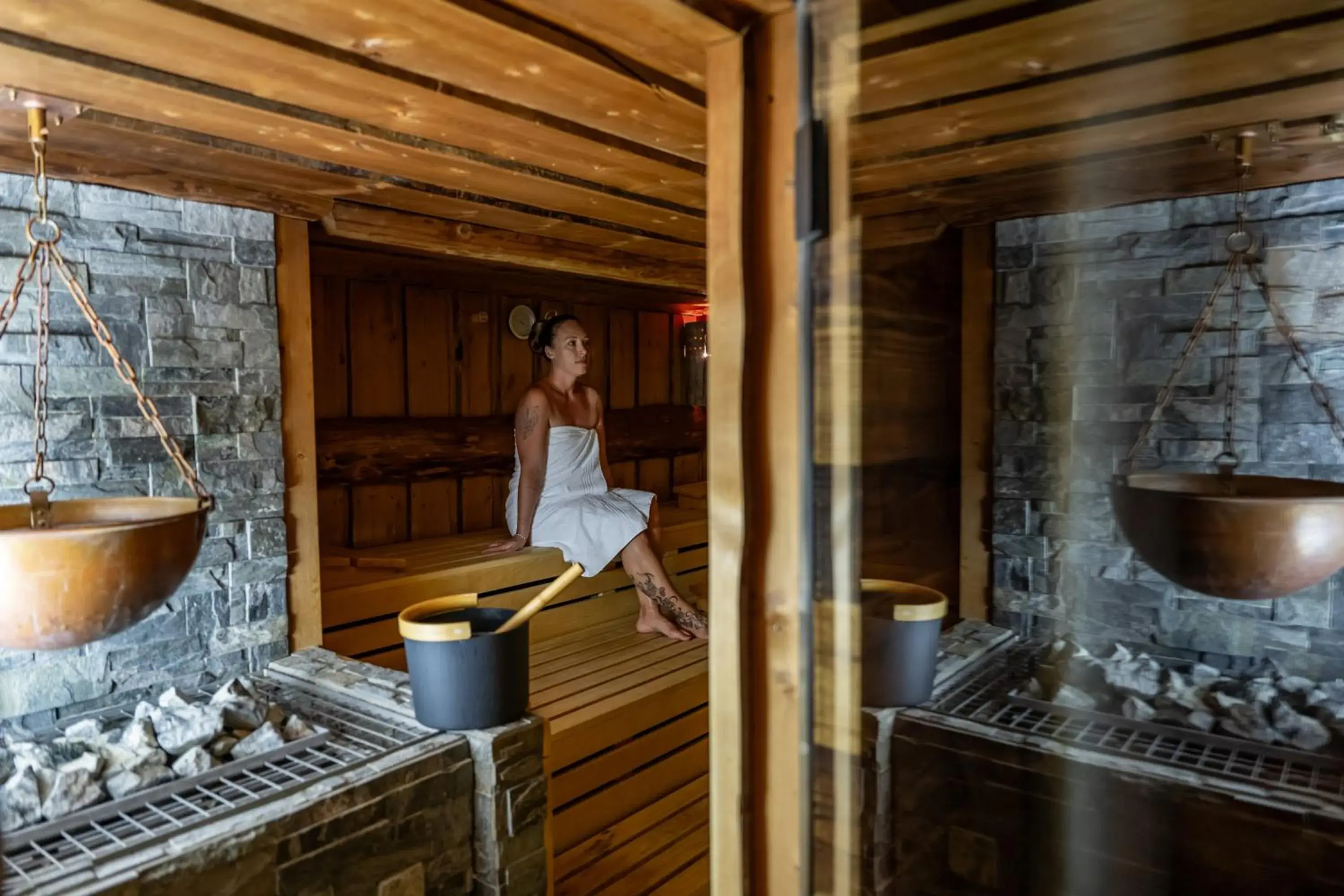 Swimming pool in La Val Hotel & Spa Swimming pool in La Val Hotel & Spa