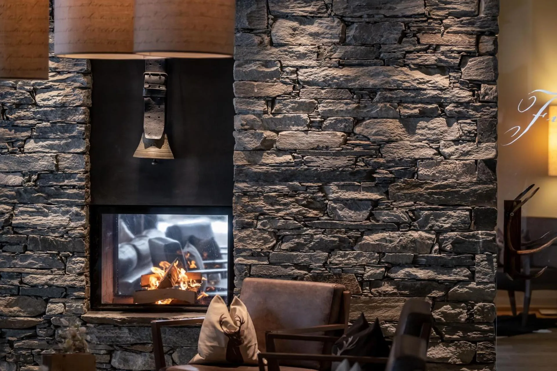 fireplace in La Val Hotel & Spa