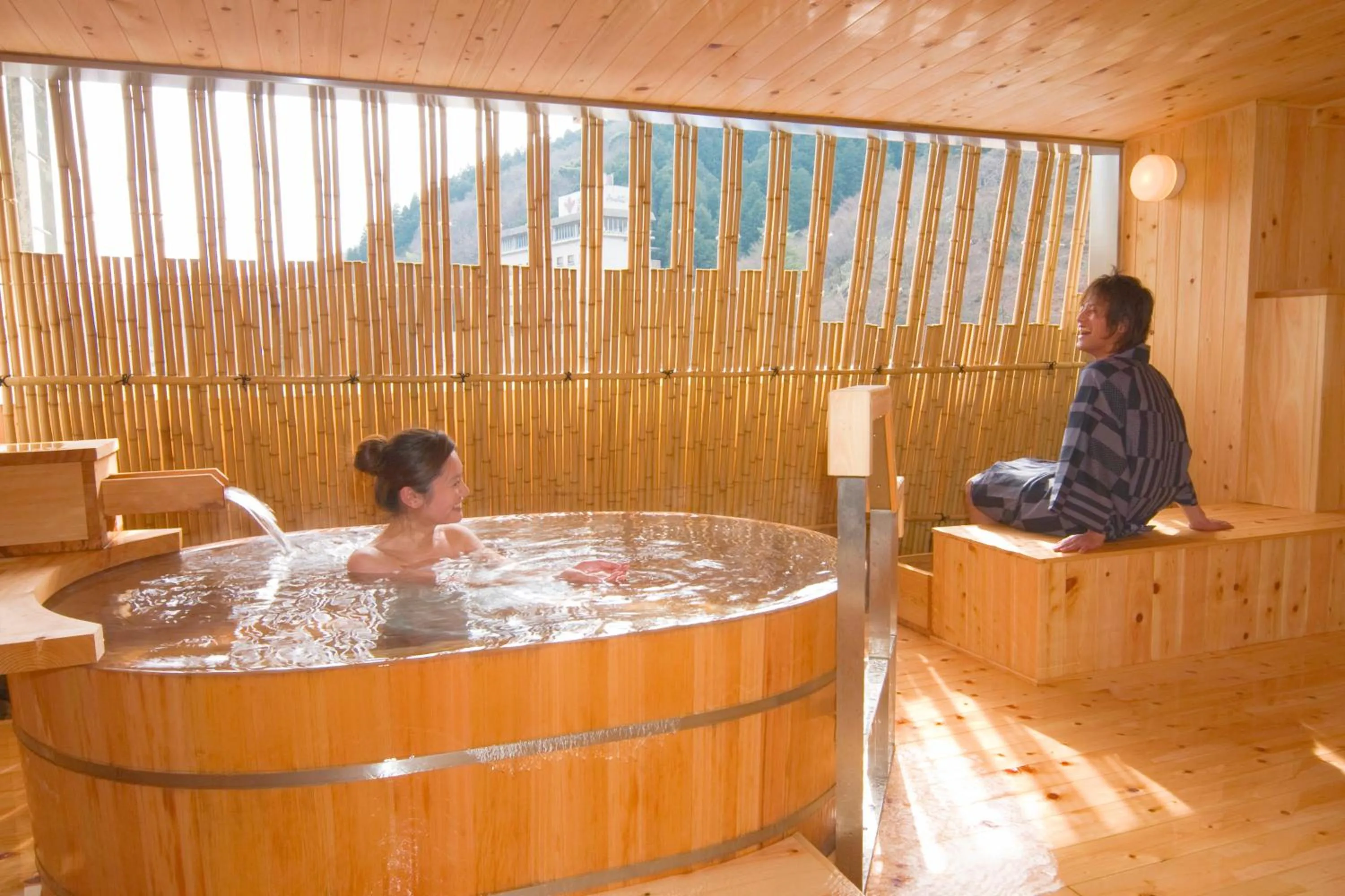 Hot Spring Bath in Asanoya