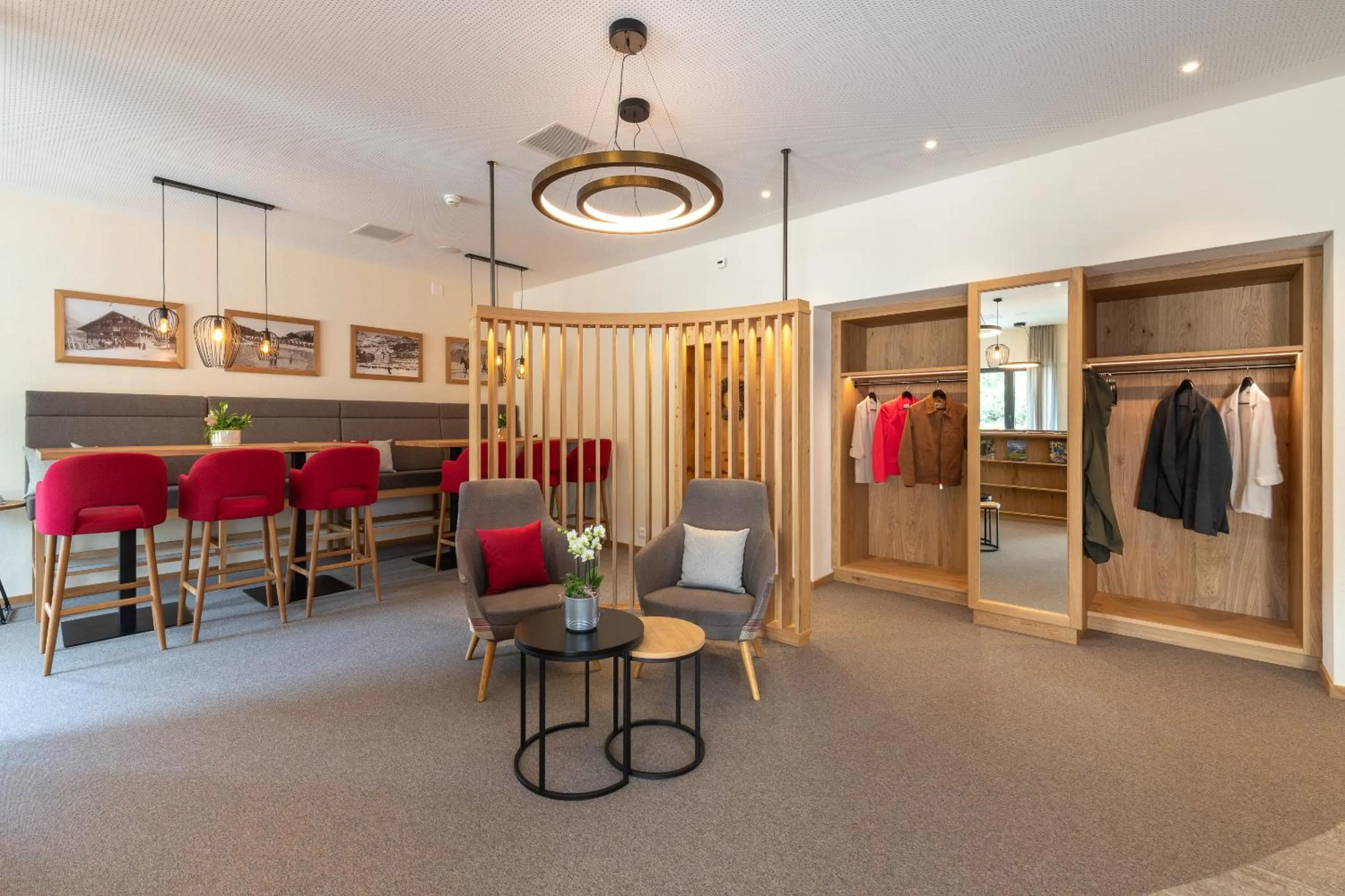 Lobby or reception in Berghotel Randolins