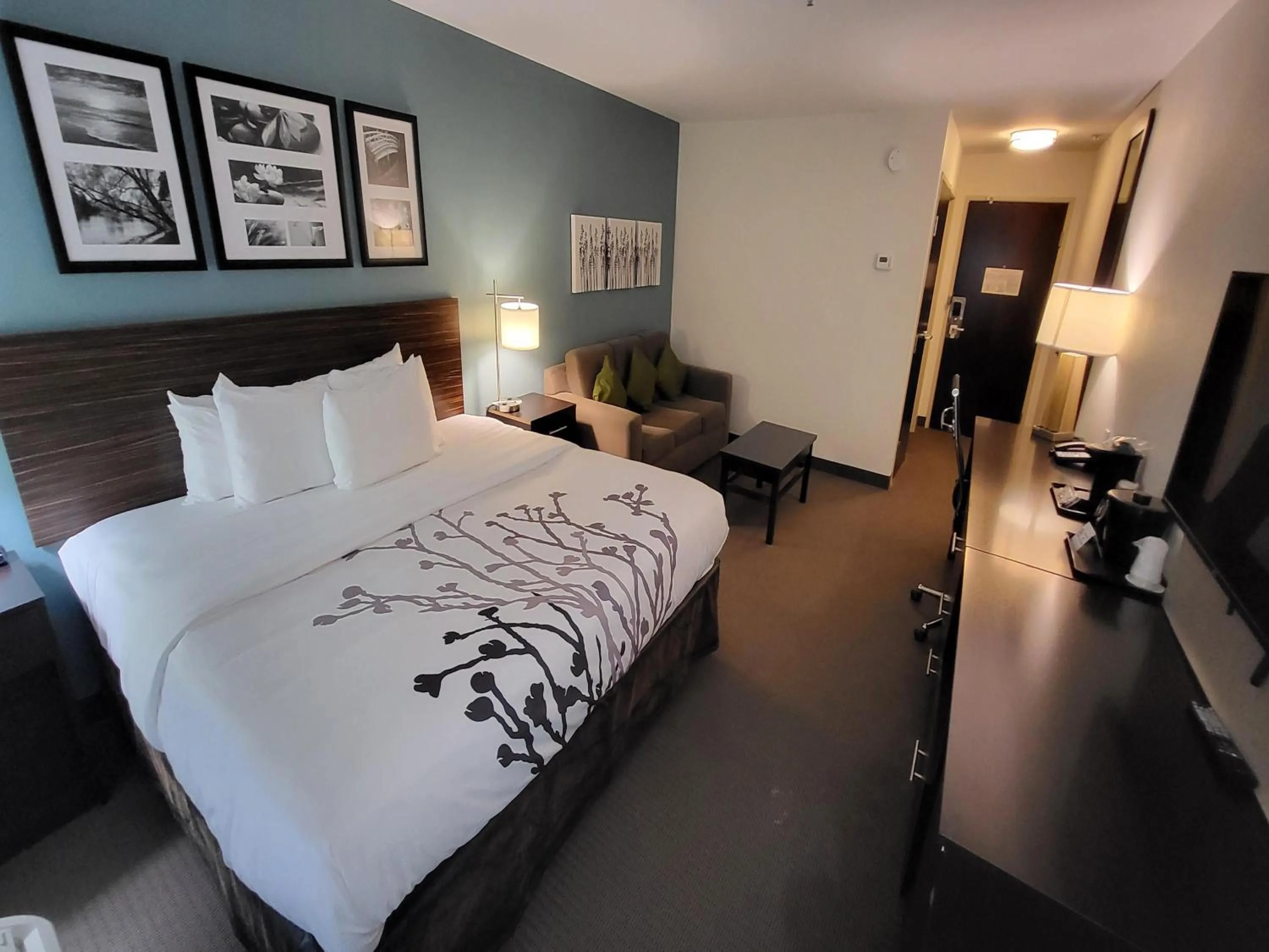 Bedroom, Bed in Sleep Inn & Suites O'Fallon MO - Technology Drive