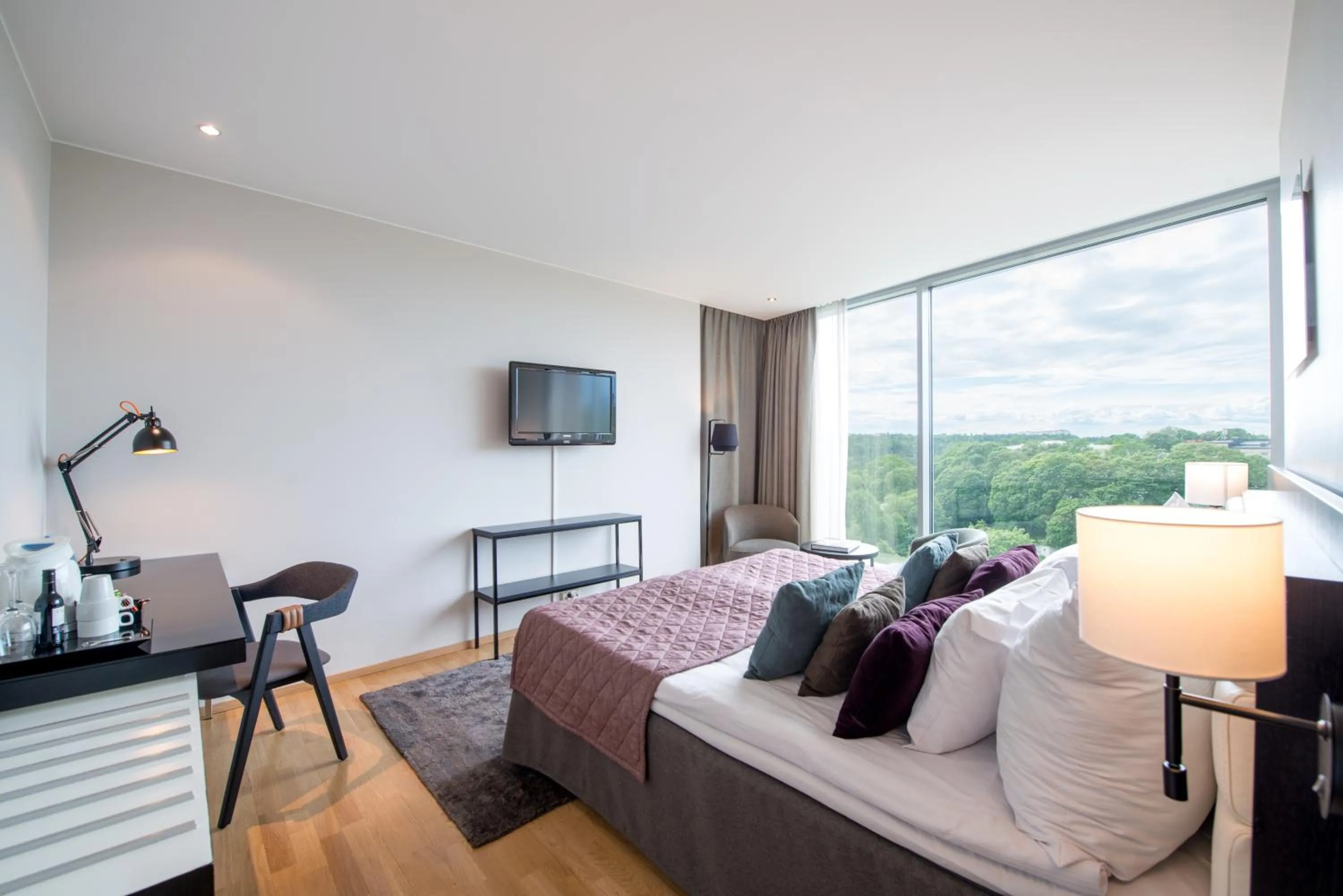 Bed in Clarion Hotel Stockholm