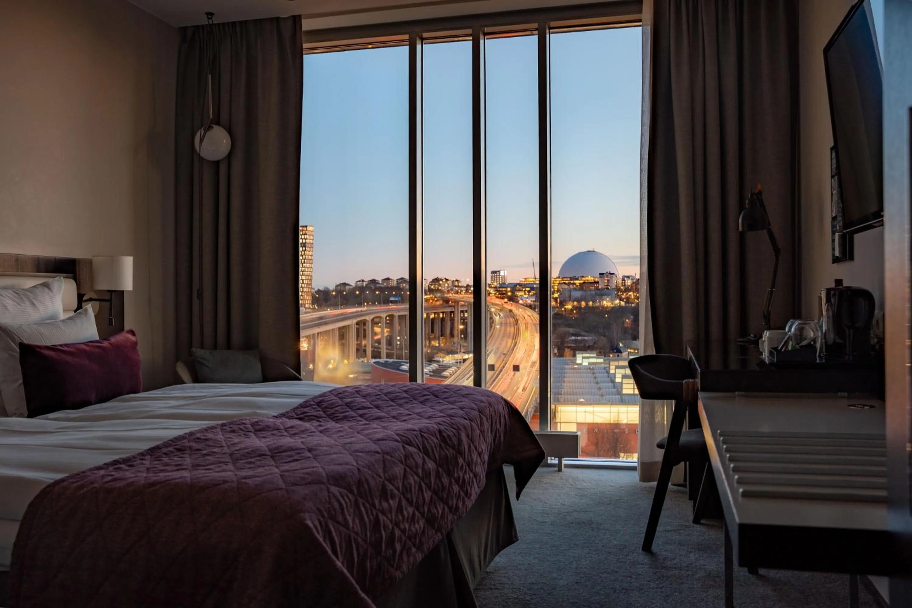 View (from property/room), Bed in Clarion Hotel Stockholm