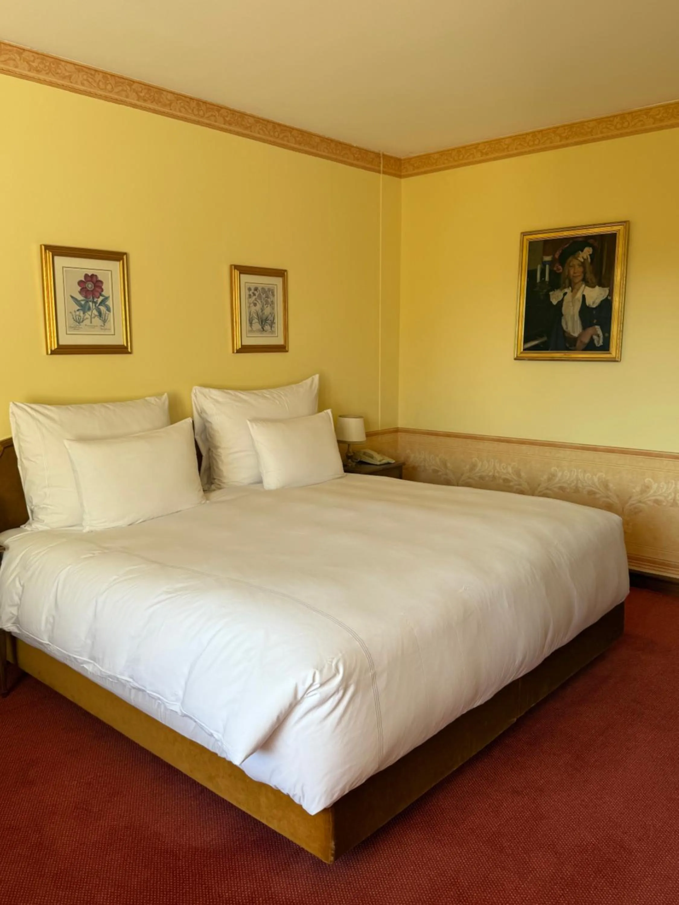 Bed in Grand Hôtel du Golf & Palace