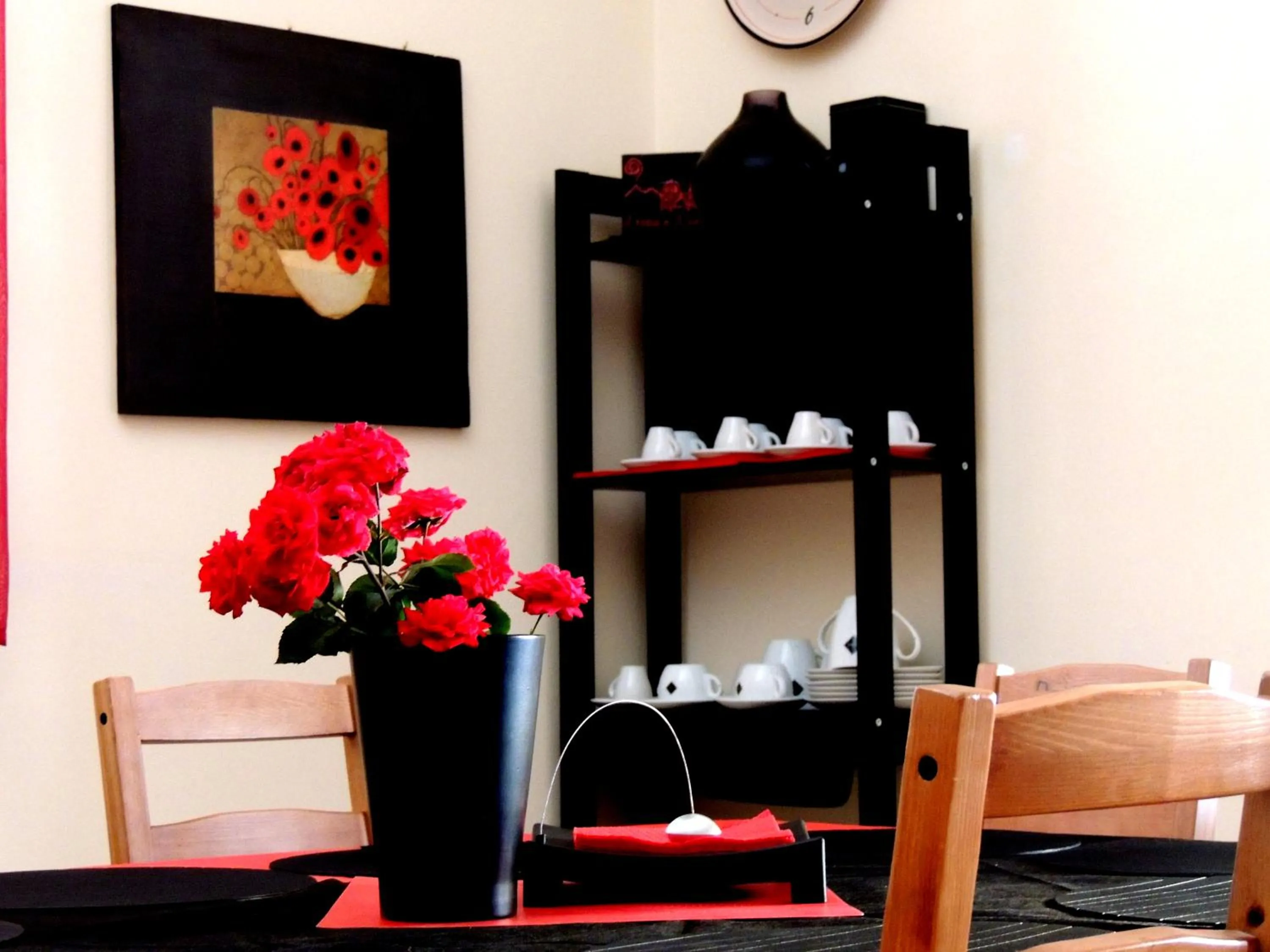 Communal lounge/ TV room in B&B il rosso e il nero