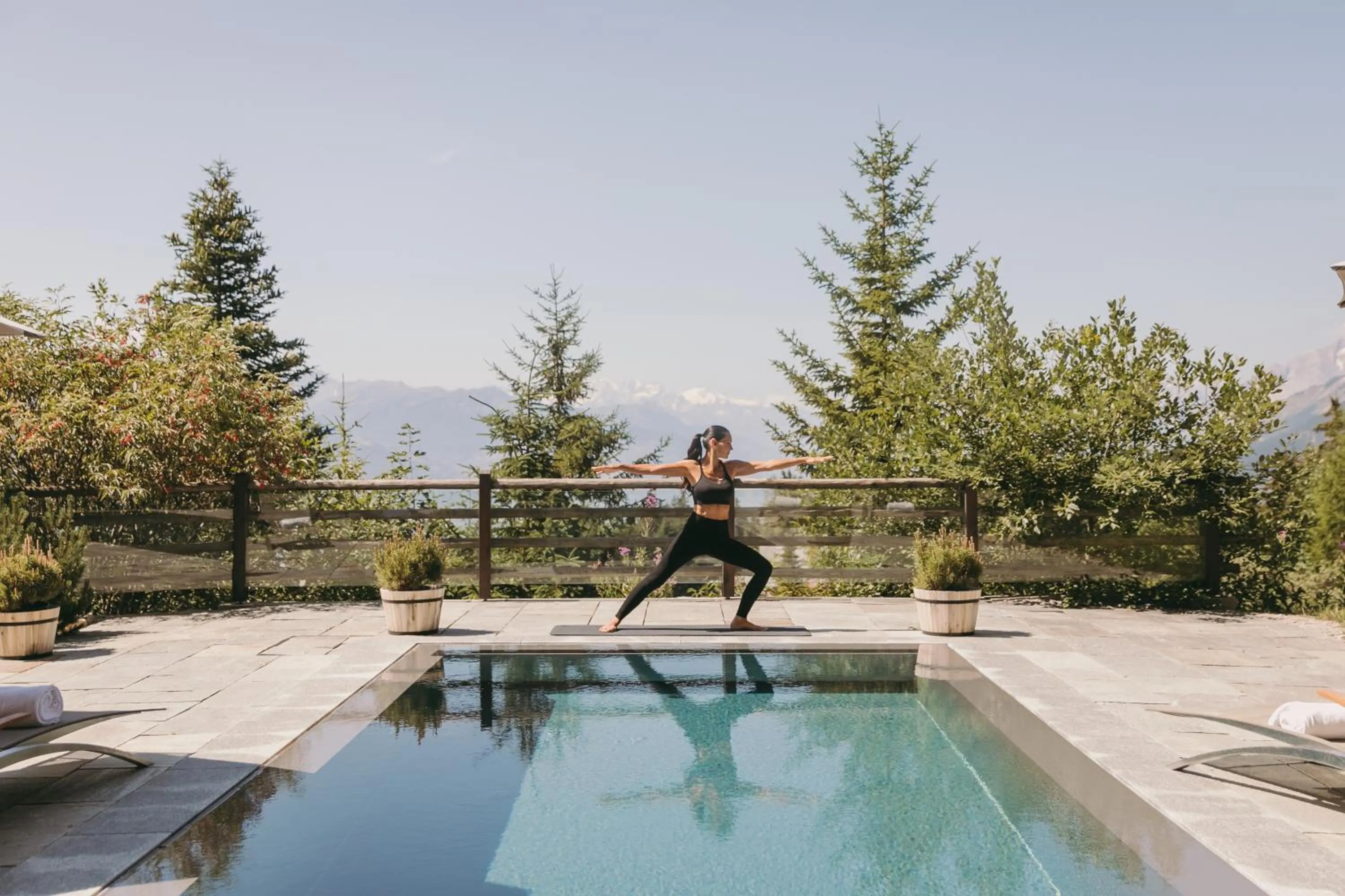 Natural landscape in LeCrans