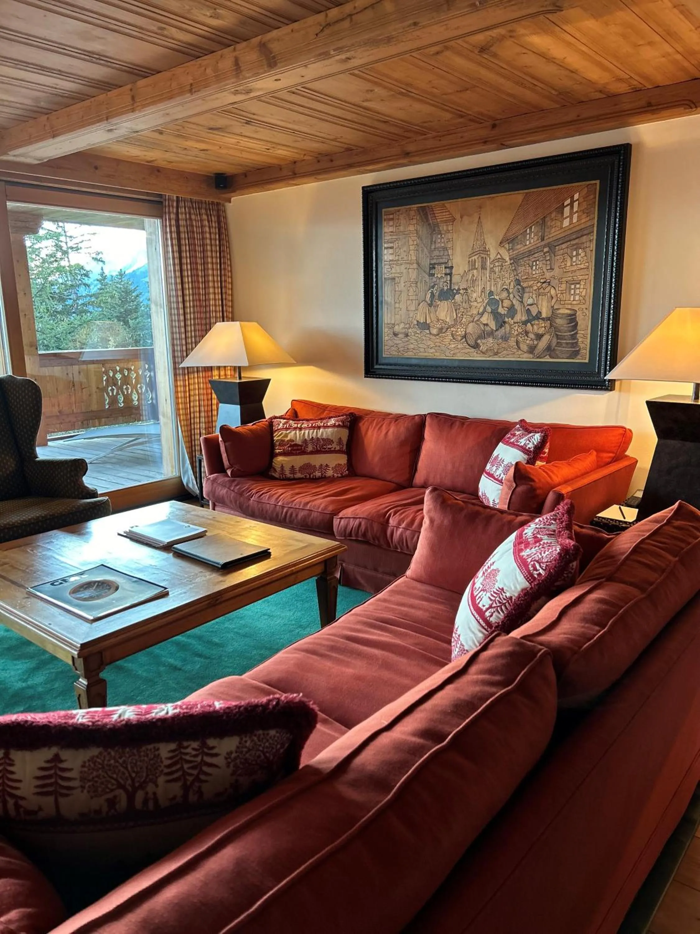 Living room in LeCrans