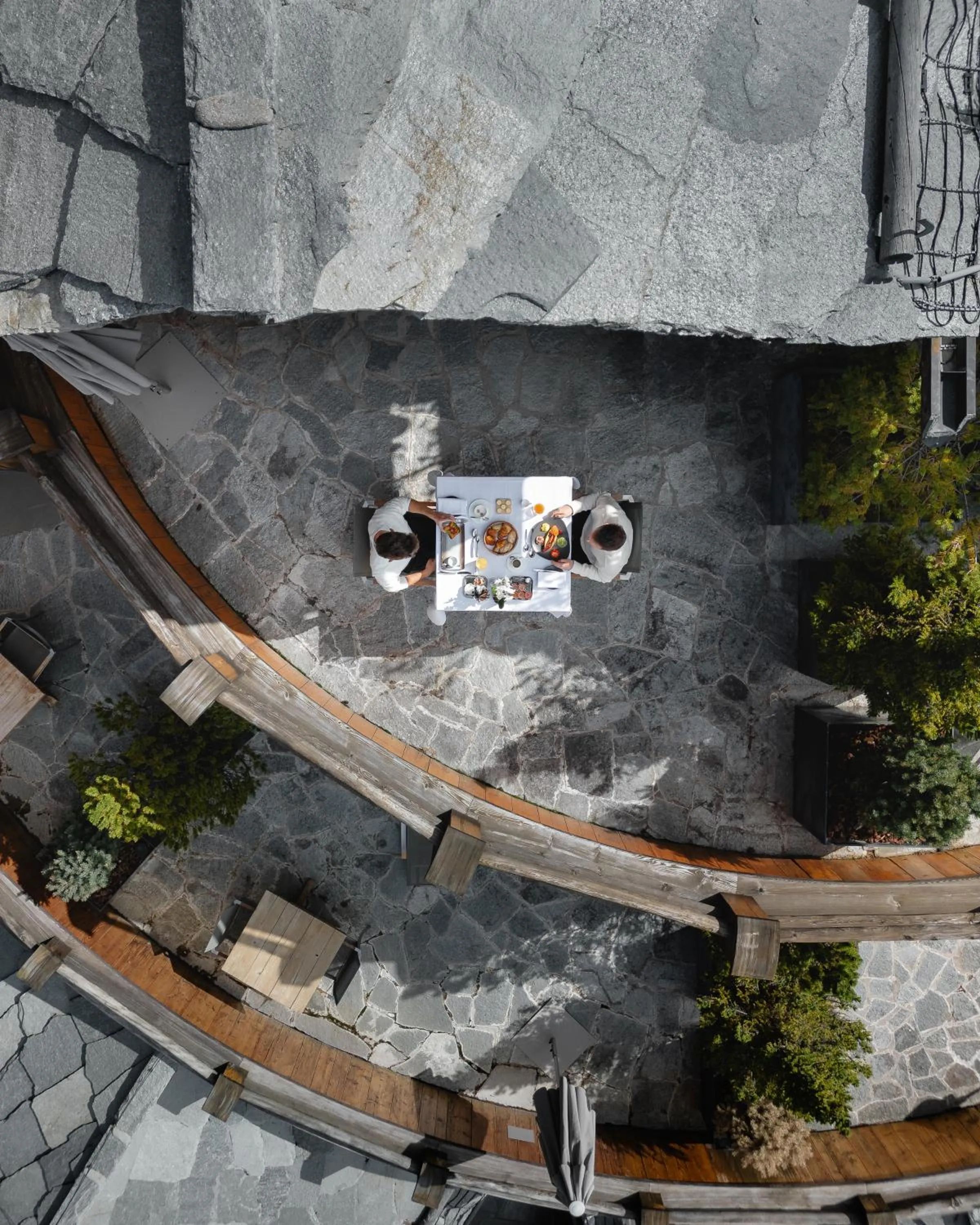 Bird's eye view in LeCrans