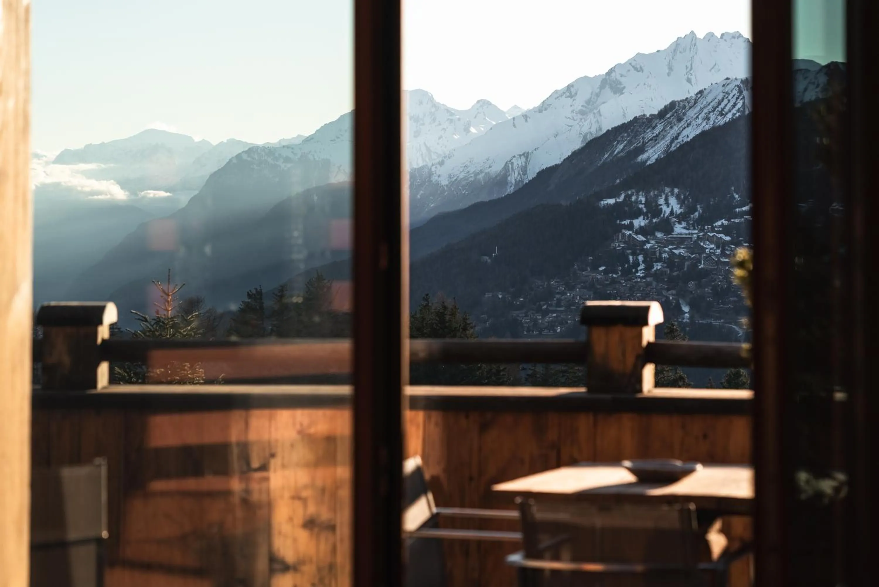 Balcony/Terrace in LeCrans