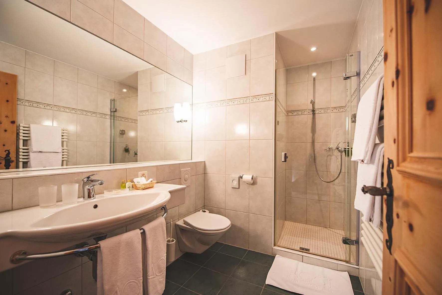 Bathroom in Hotel Post Sils Maria