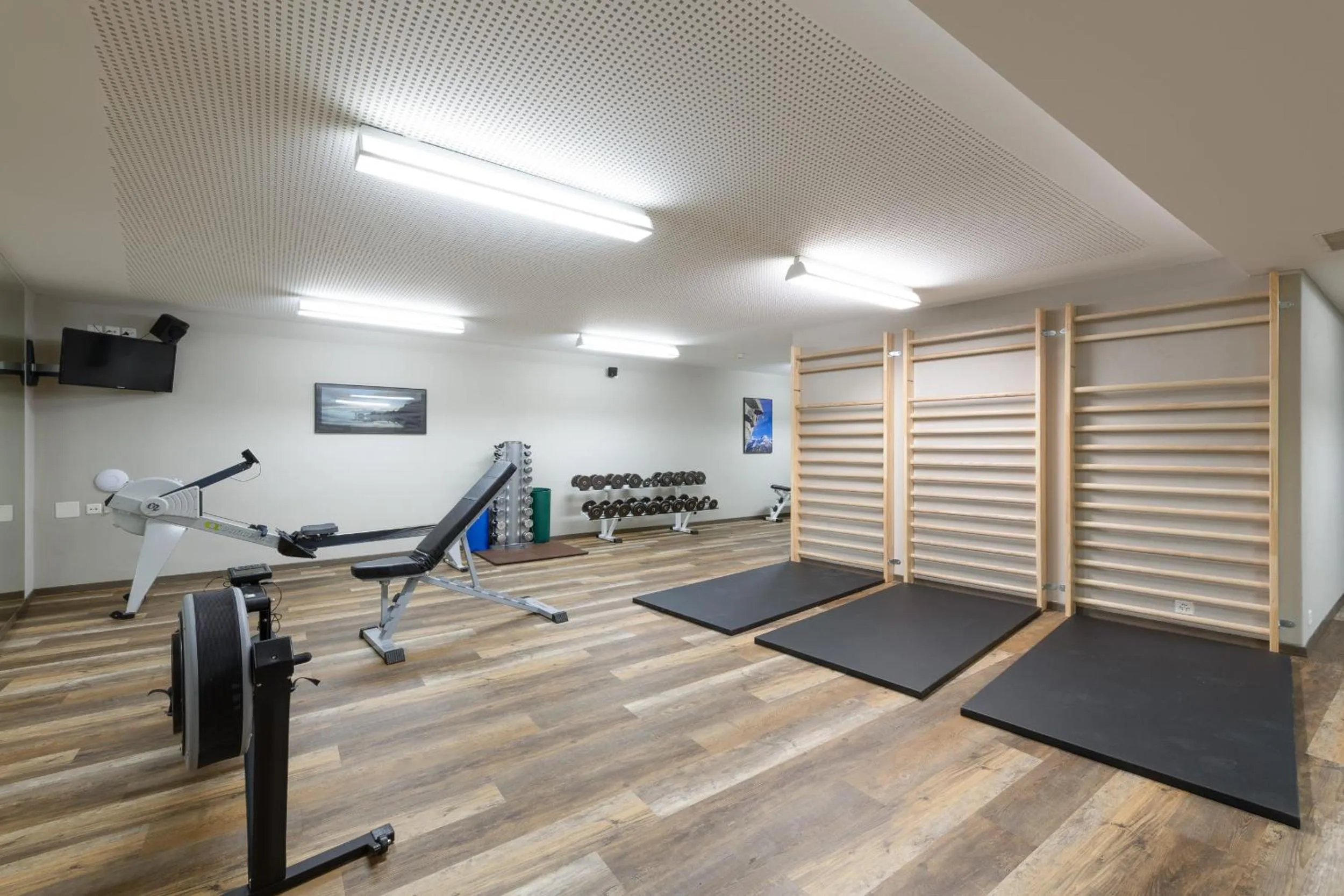 Fitness centre/facilities in Hotel Post Sils Maria