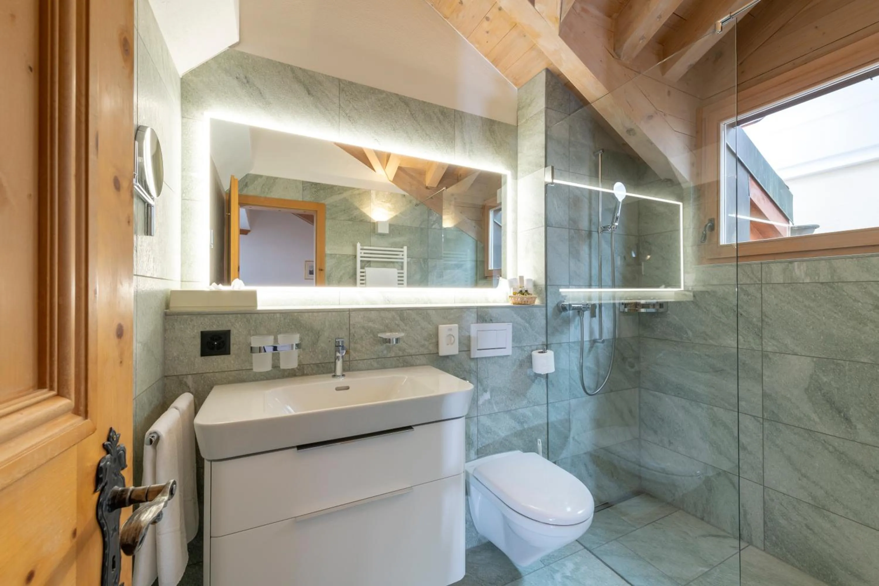 Bathroom in Hotel Post Sils Maria