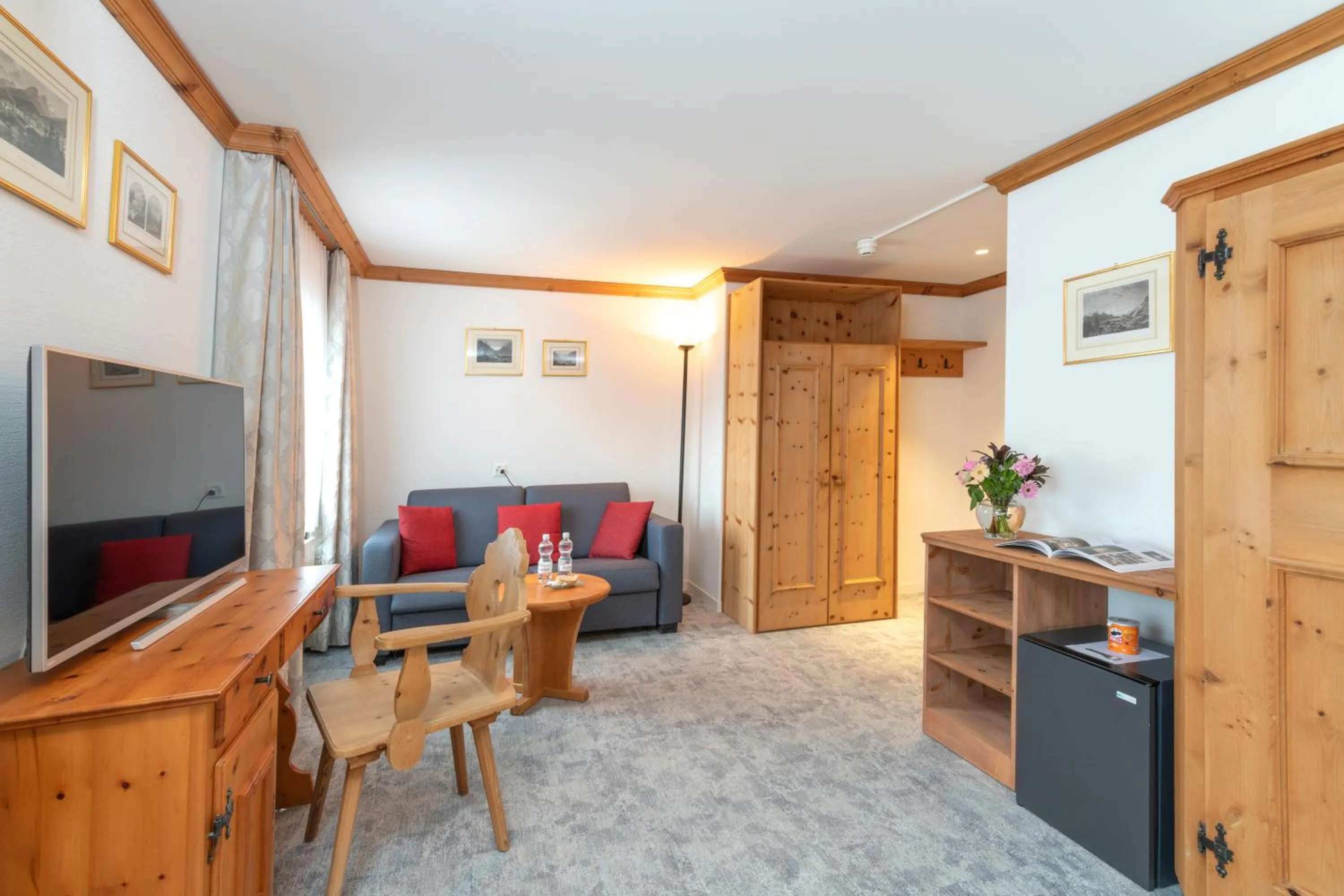 Living room in Hotel Post Sils Maria