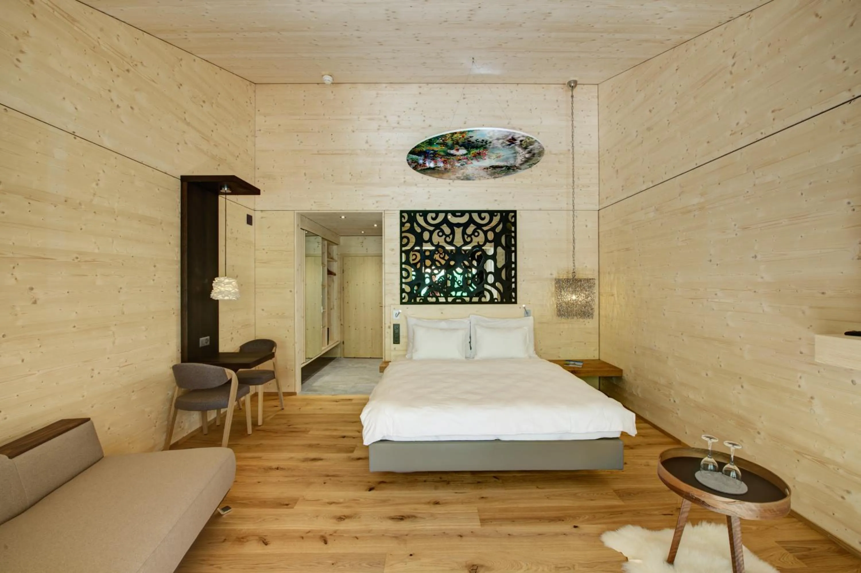 Bedroom, Bed in Hotel Rovanada Wellness & BergNatur