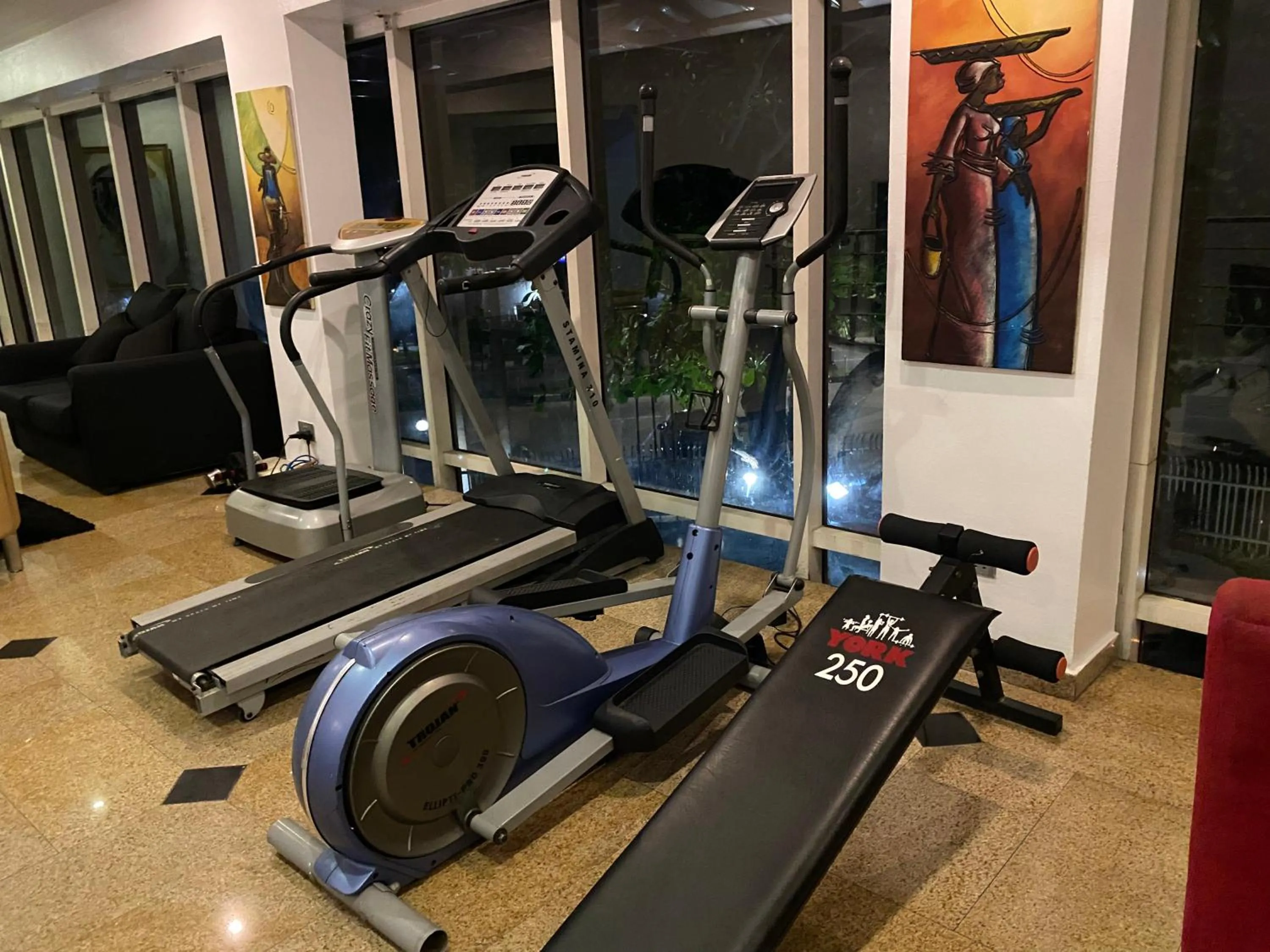 Fitness centre/facilities in Angel Hotel