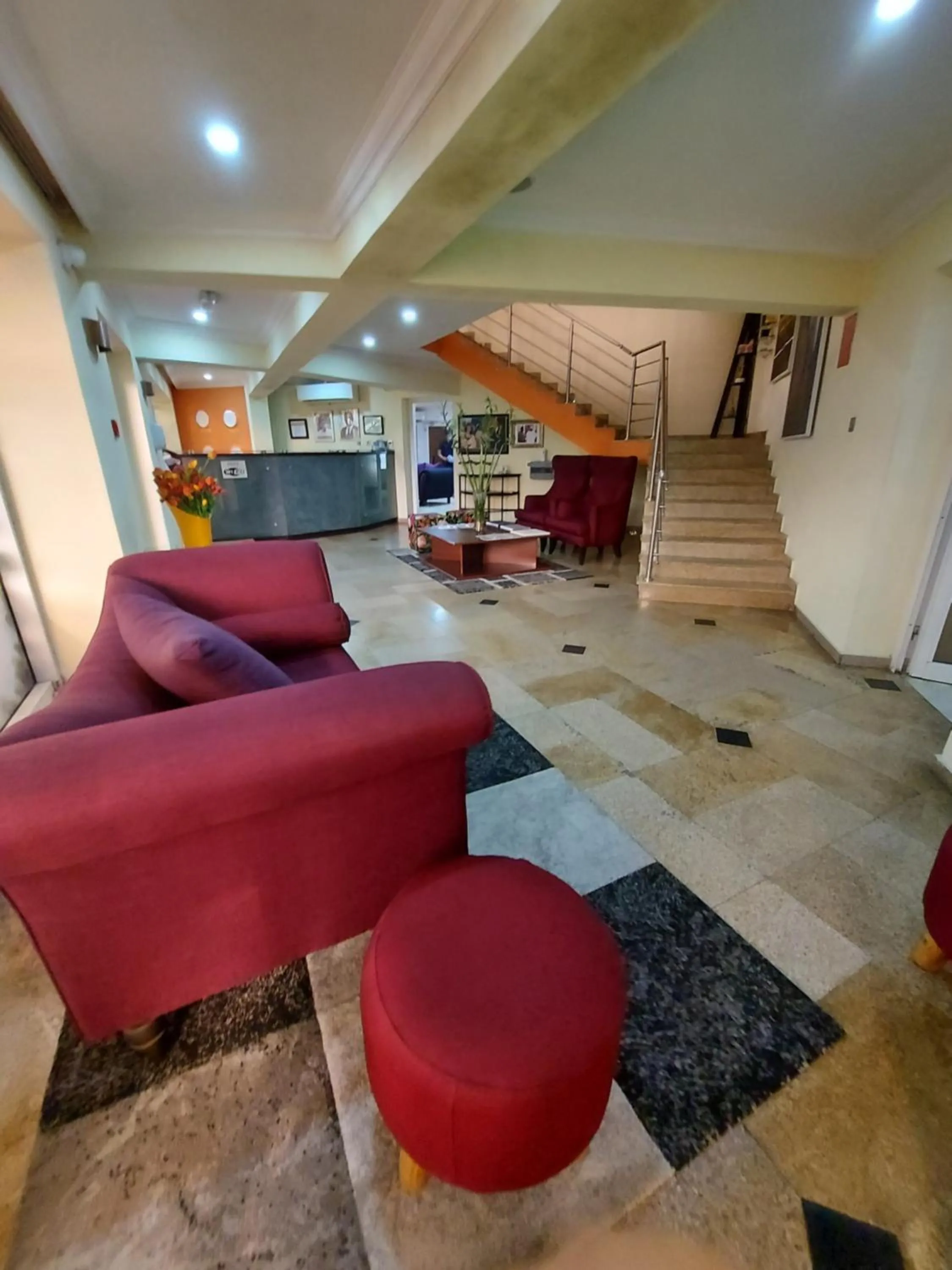 Lobby or reception in Angel Hotel