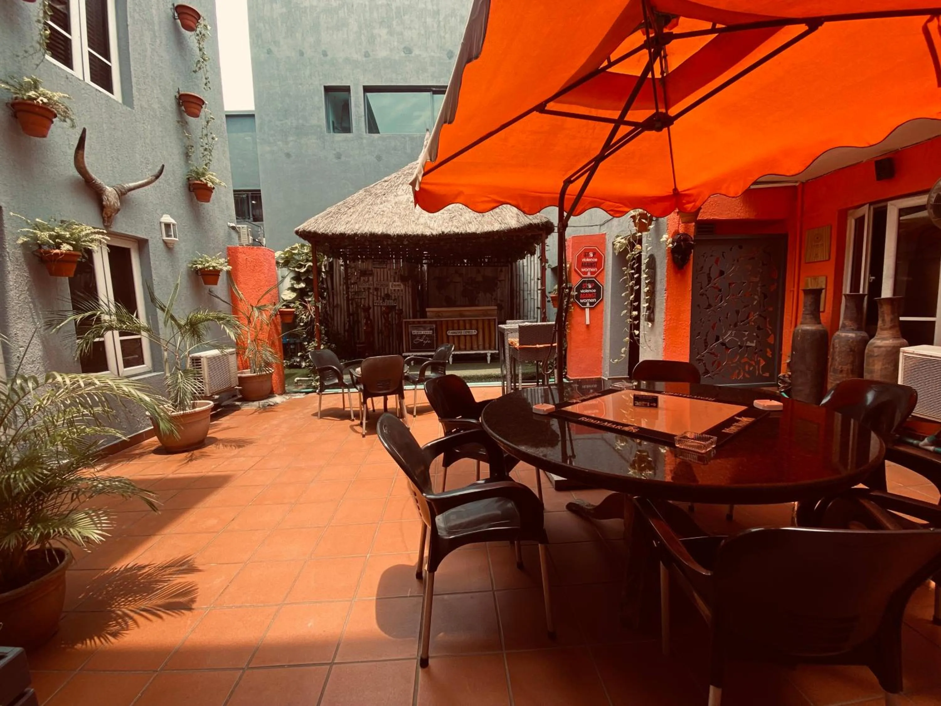 Patio in Angel Hotel