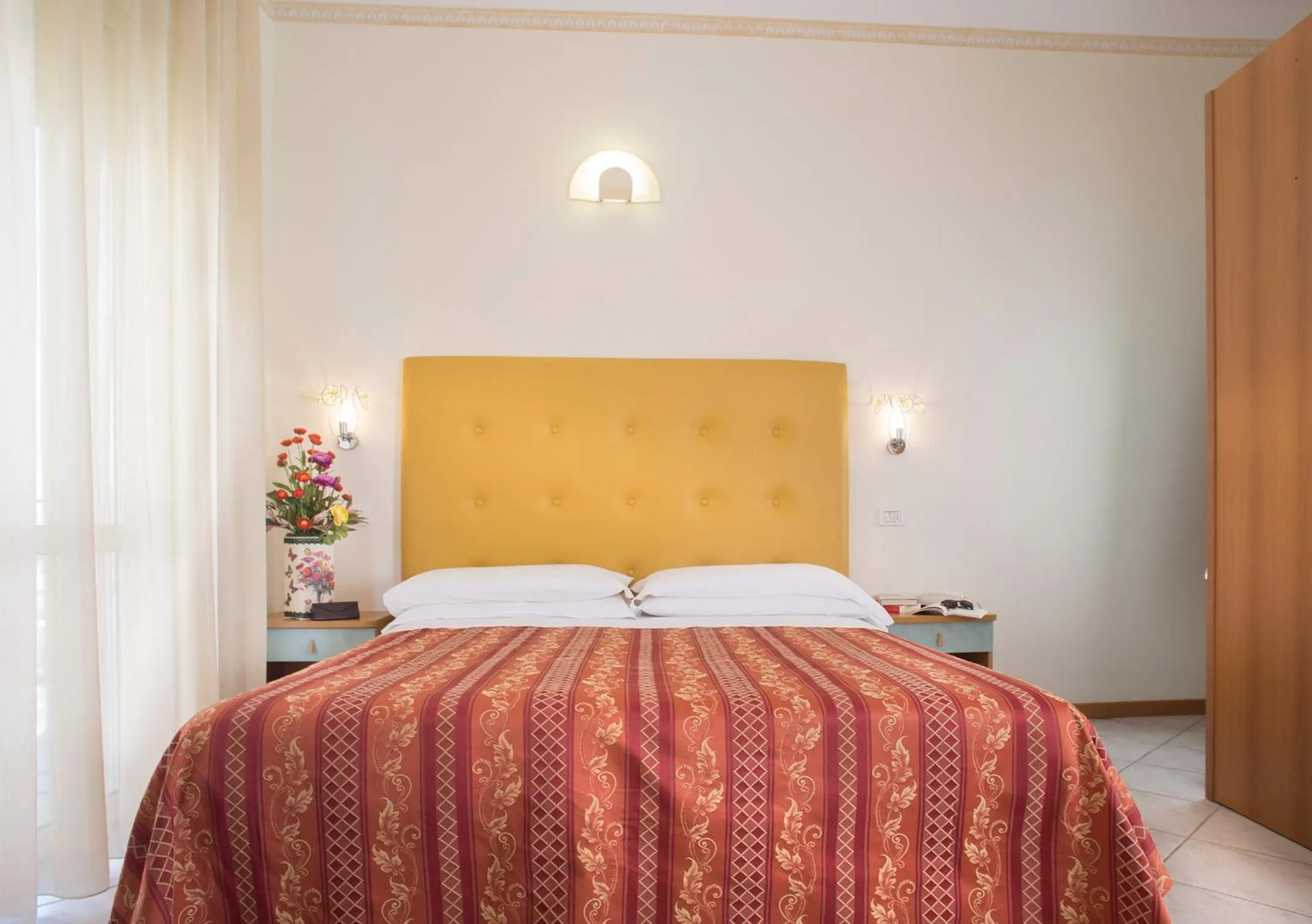 Bedroom, Bed in Hotel Acquario