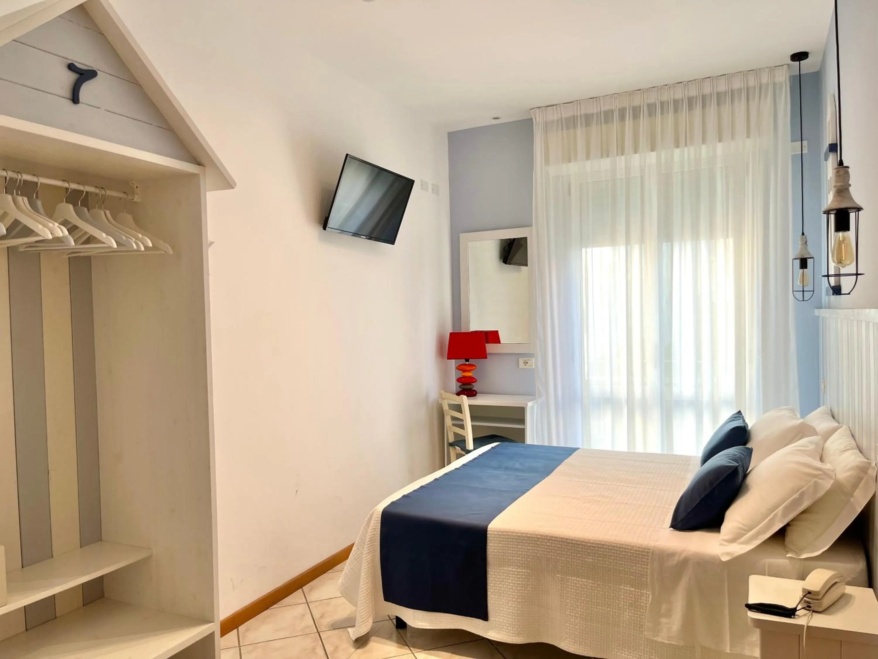 Bedroom, Bed in Hotel Acquario