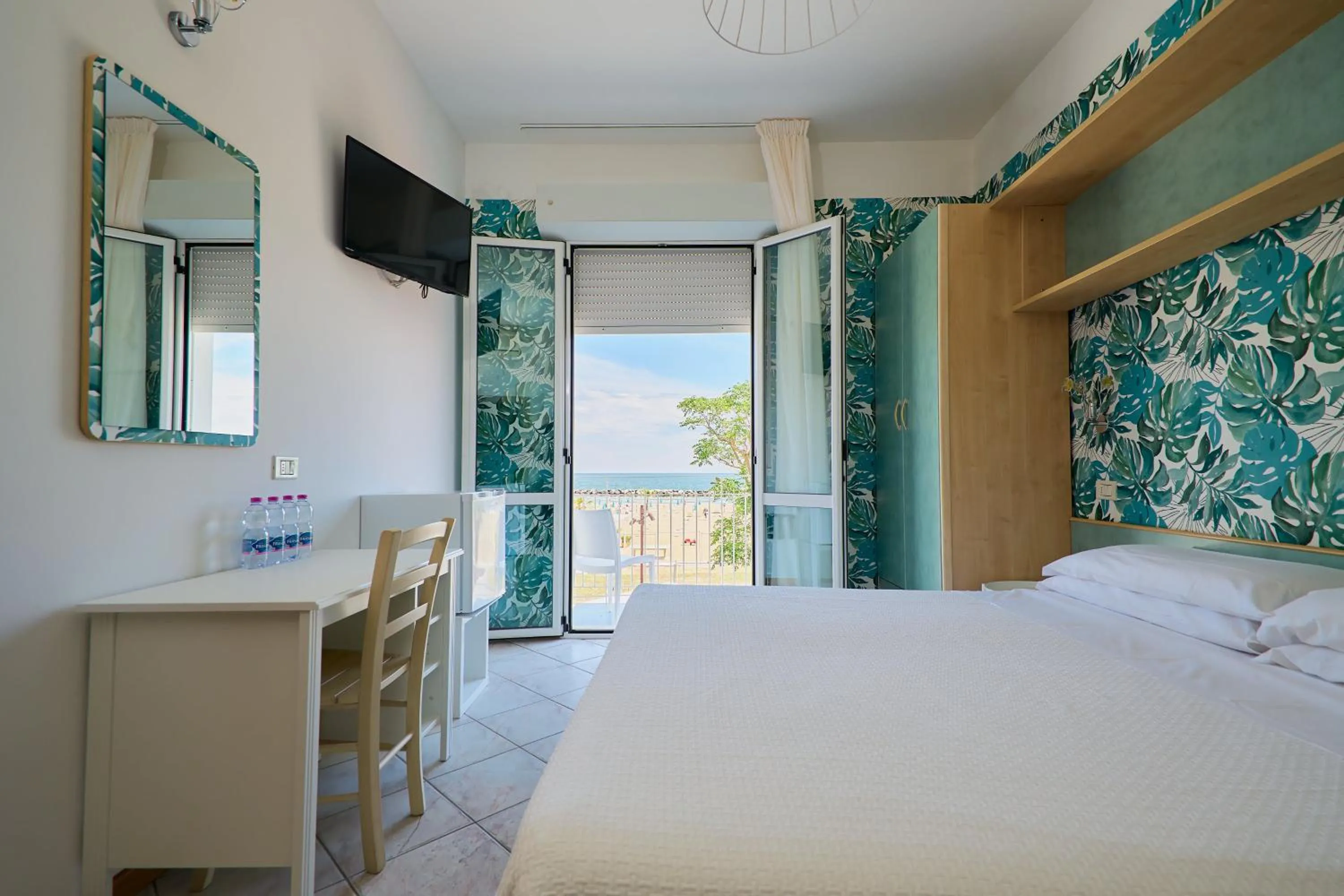 Bedroom, Bed in Hotel Acquario