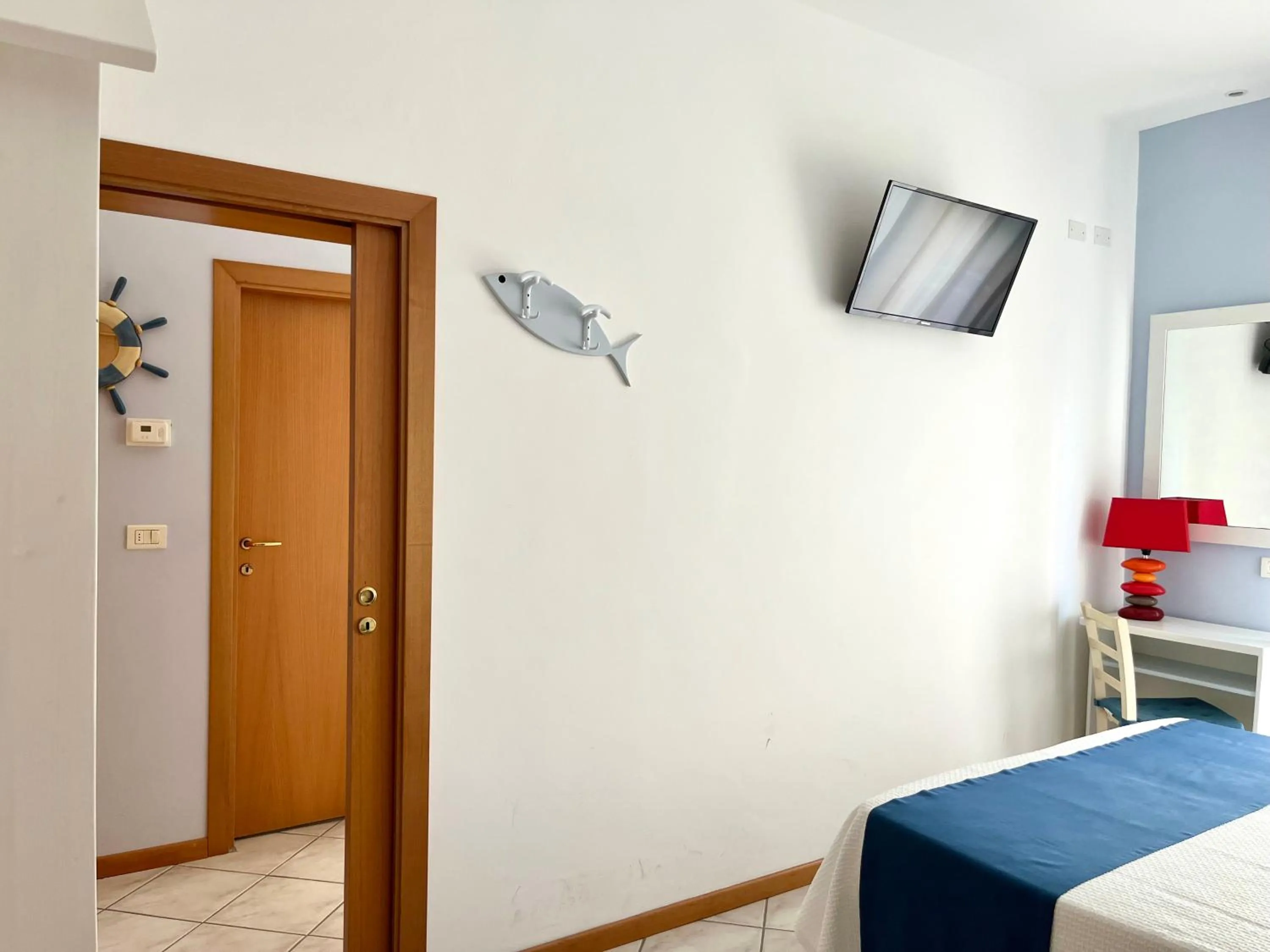 Bedroom, Bed in Hotel Acquario