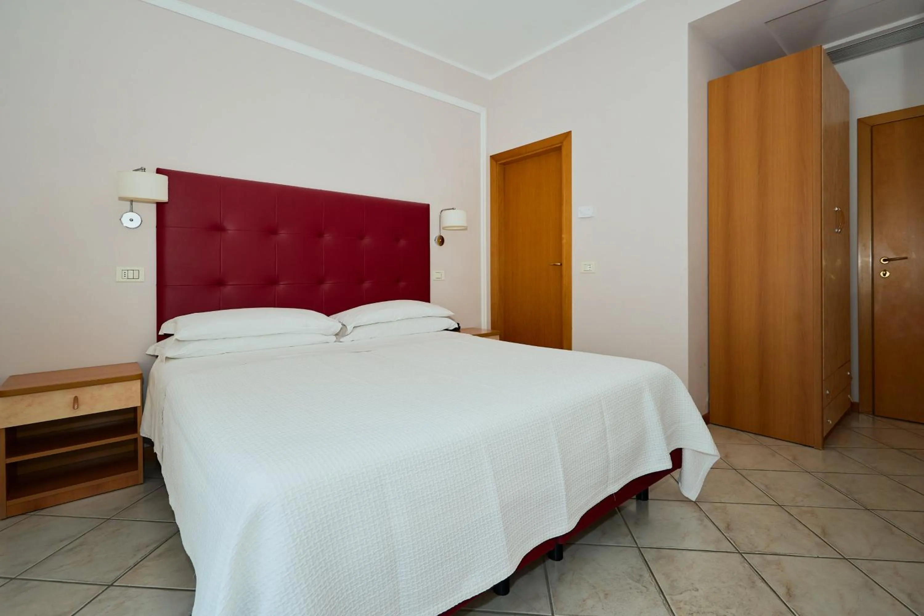 Bedroom, Bed in Hotel Acquario